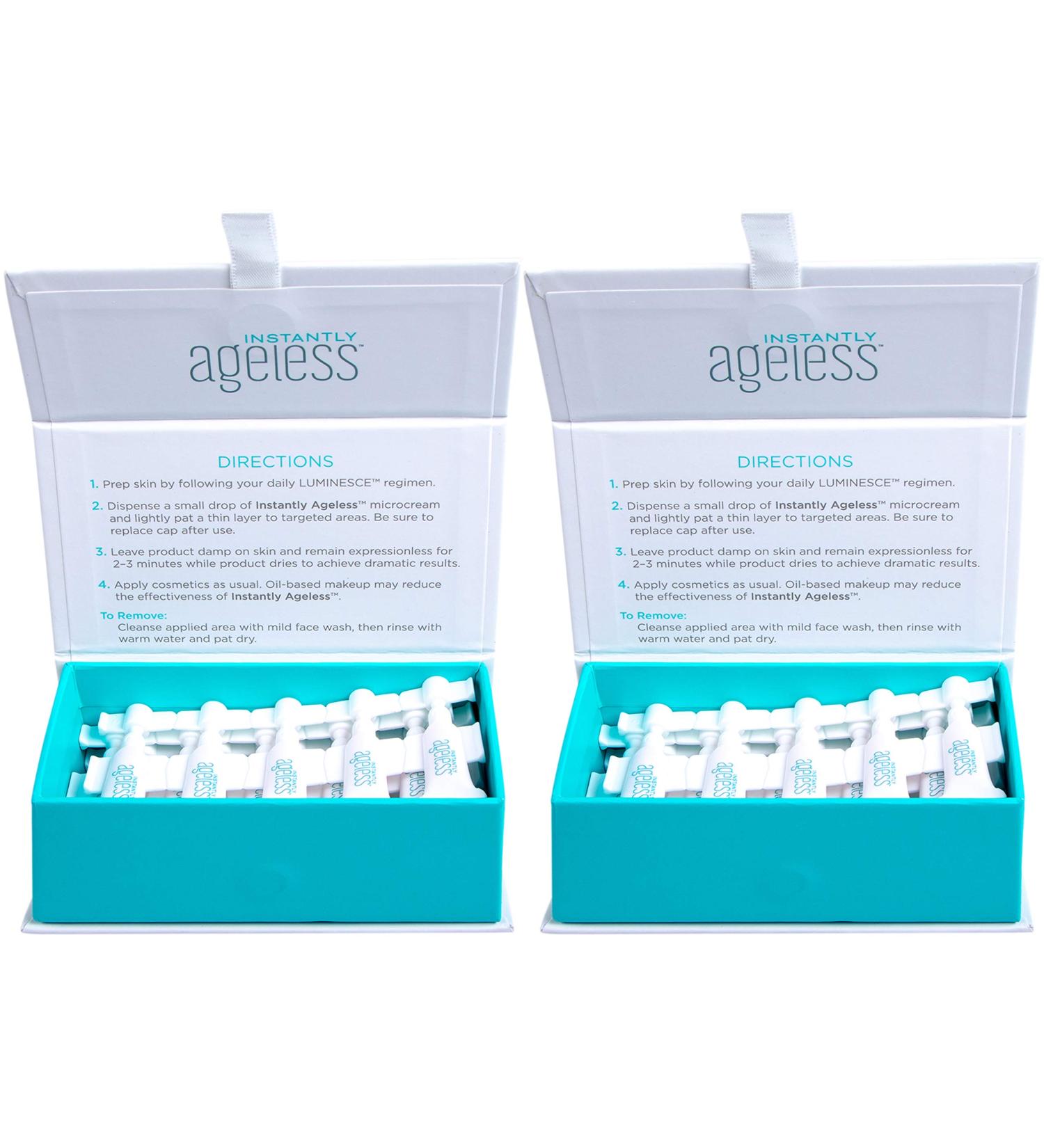 Instantly Ageless Anti-Wrinkle Micro-Cream - Reduce Signs of Aging in 2 Minutes (2 Boxes x 25 vials) - Buy Online on GoSupps.com