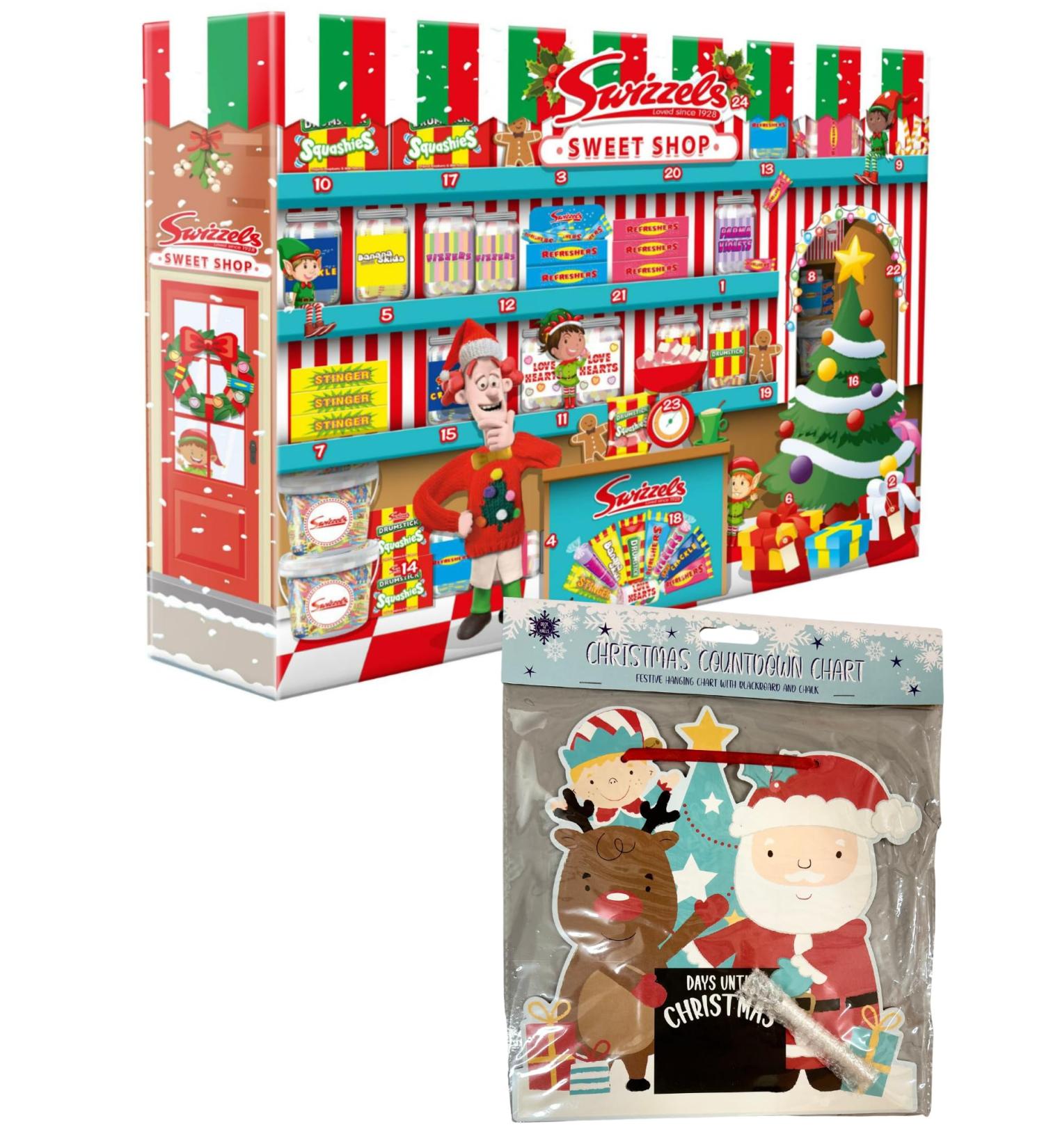 Swizzels Sweets Advent Calendar 2023 - Countdown to Christmas with Family Favourites Sweet For Kids Boys Girls - Refresher Bars Squashies Love Hearts Drumstick Fizzers Parma Violets Sweet Gifts - Buy Online on GoSupps.com
