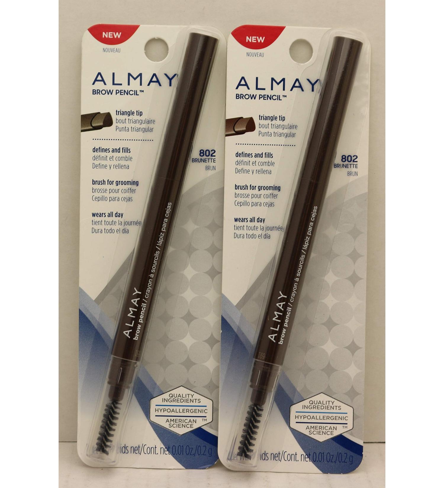 Almay Brow Pencil Triangle Tip 802 Brunette - Pack of 2 - Buy Online on GoSupps.com