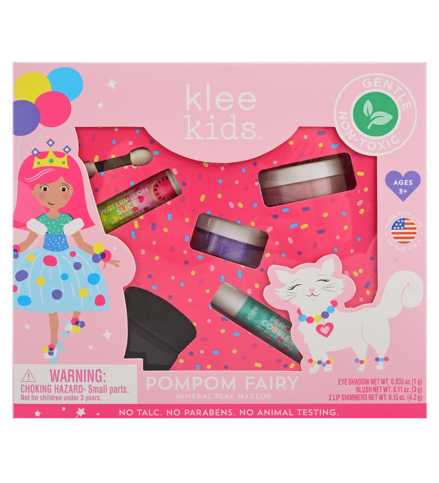 Luna Star Klee Kids Play Makeup Kit - Non-Toxic Gentle & Kid-Friendly | Made in USA | Pom Pom Fairy - Buy Online on GoSupps.com