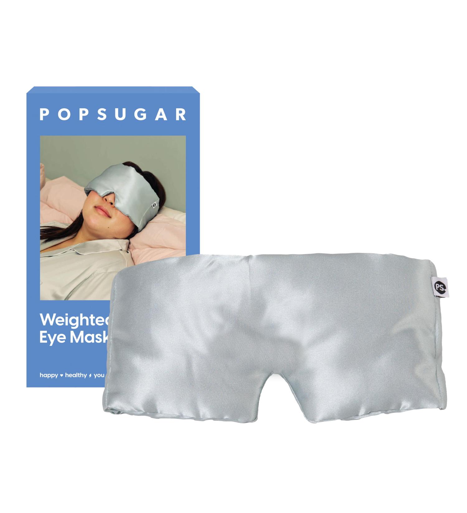 Buy POPSUGAR Weighted Sleep Eye Mask - Light-Blocking Silk Mask for Adults & Women | Best Sleep & Travel Comfort - Buy Online on GoSupps.com