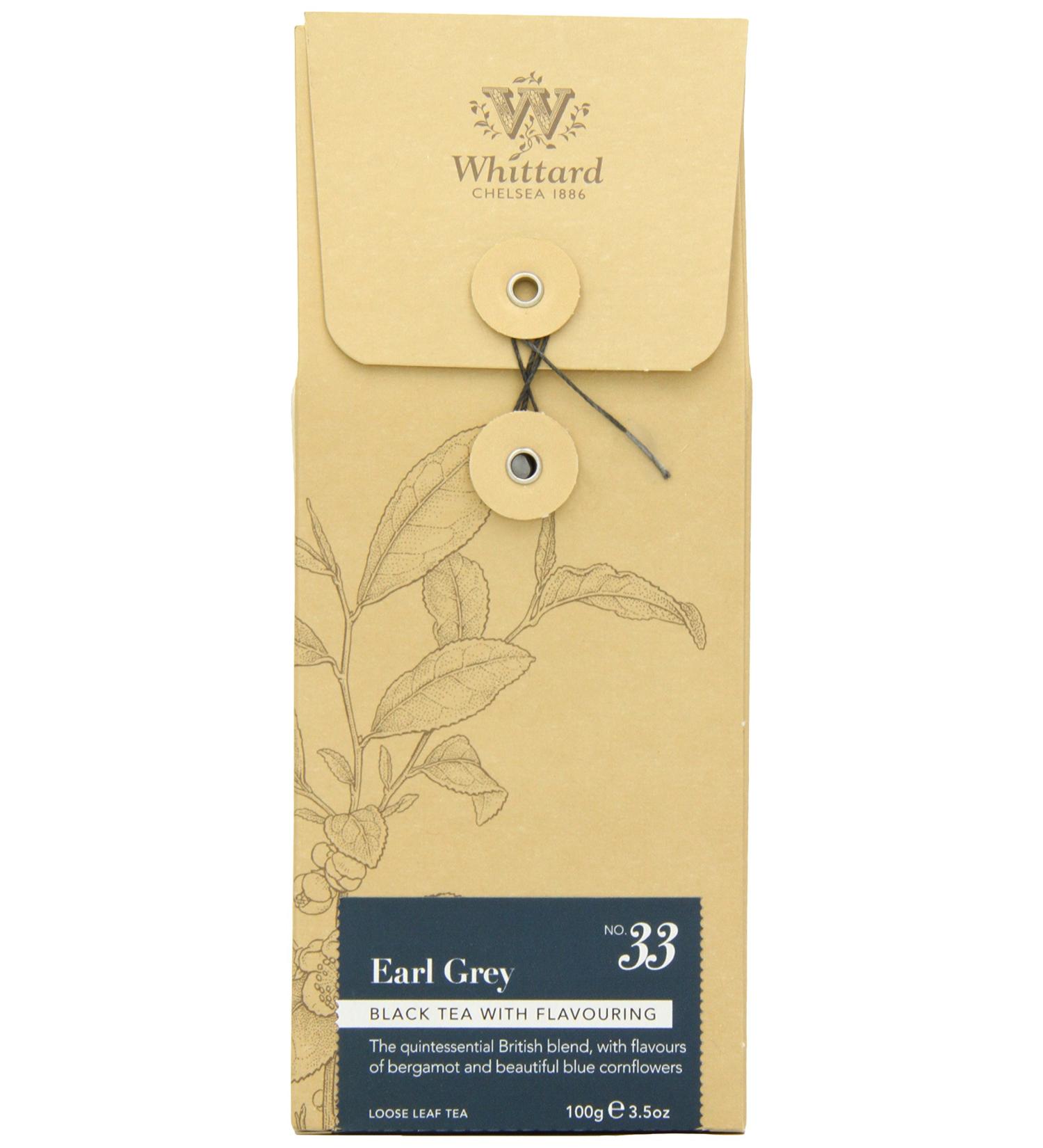 Whittard of Chelsea Earl Grey Loose Tea Pouch 100 g - Buy Online on GoSupps.com
