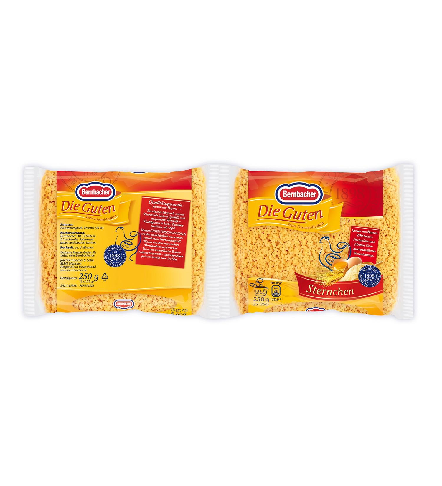 Bernbacher Die Guten 250g Soup Garnishes - Stars 2x 125g (250g) 1 250 g (1 pack)