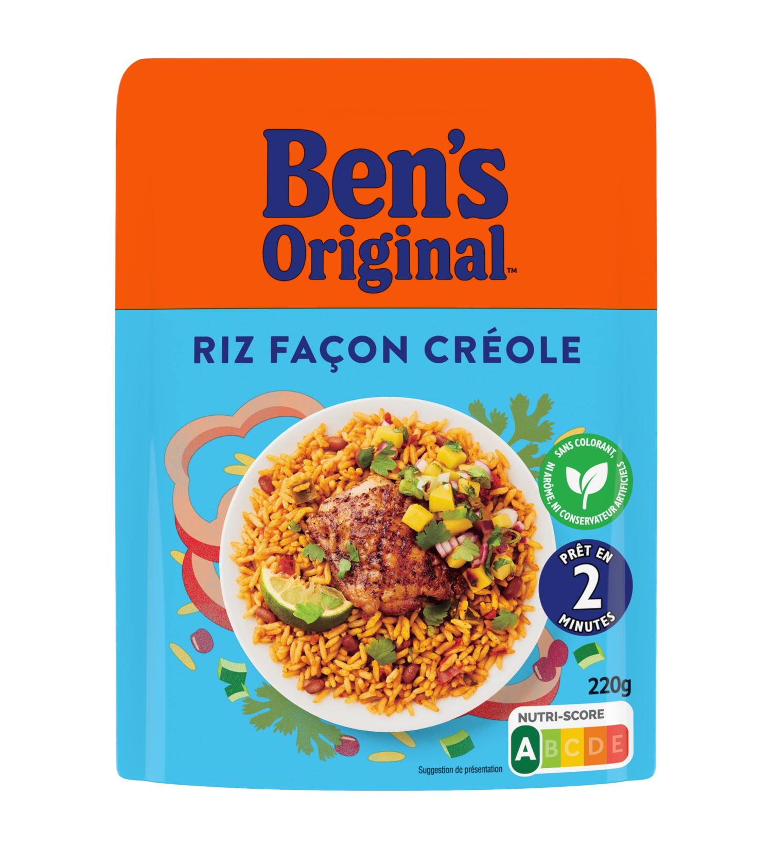 BEN'S ORIGINAL Creole style rice 2 min - 220g - Buy Online on GoSupps.com