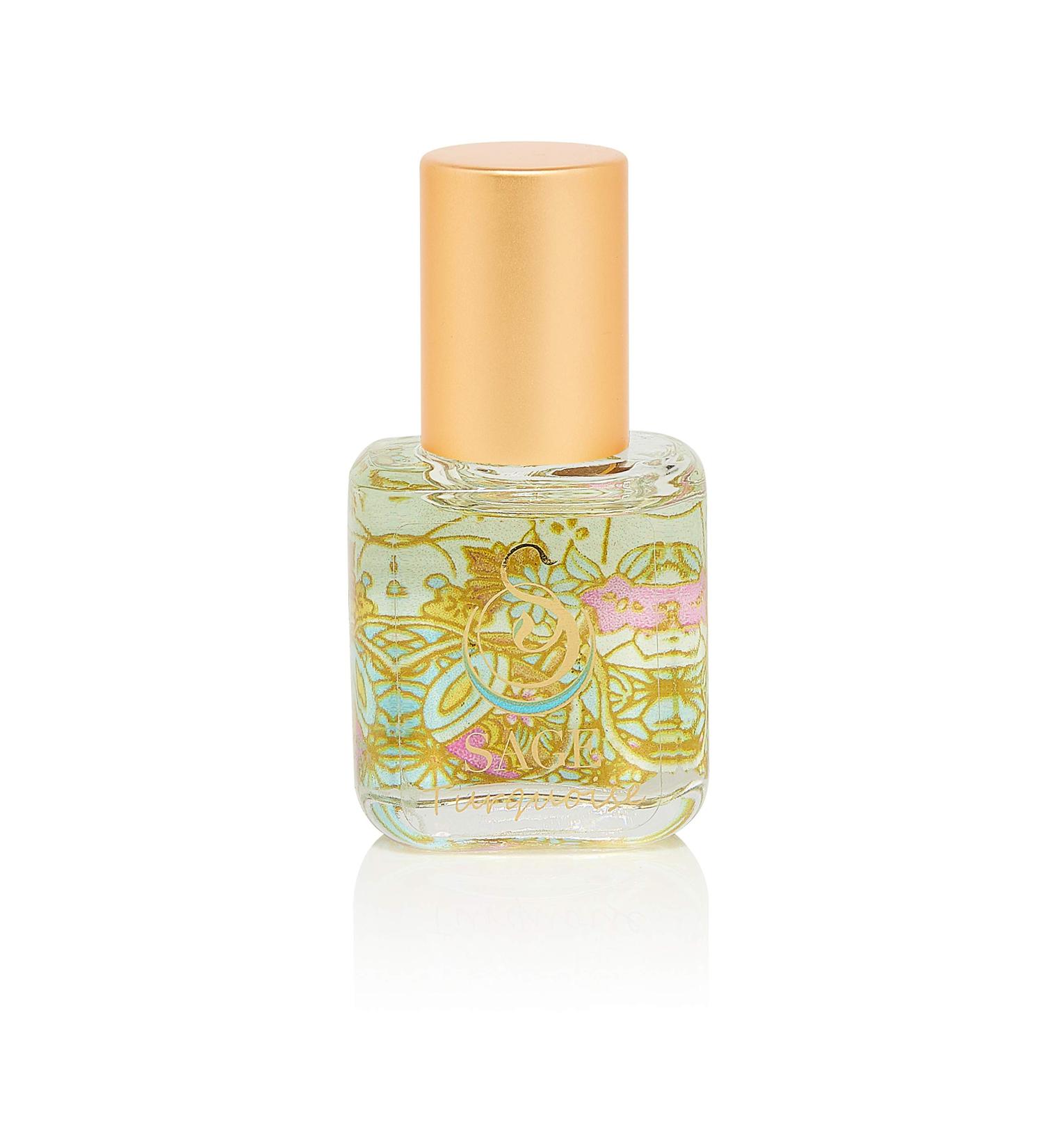 Turquoise Organic Perfume Oil Extract Roll-On by Sage- 1/4 oz Vegan & Cruelty-Free Marine Scent Waterflower Musk Blue Chamomile Grapefruit Turquoise 1/4 oz Extract Roll-On - Buy Online on GoSupps.com
