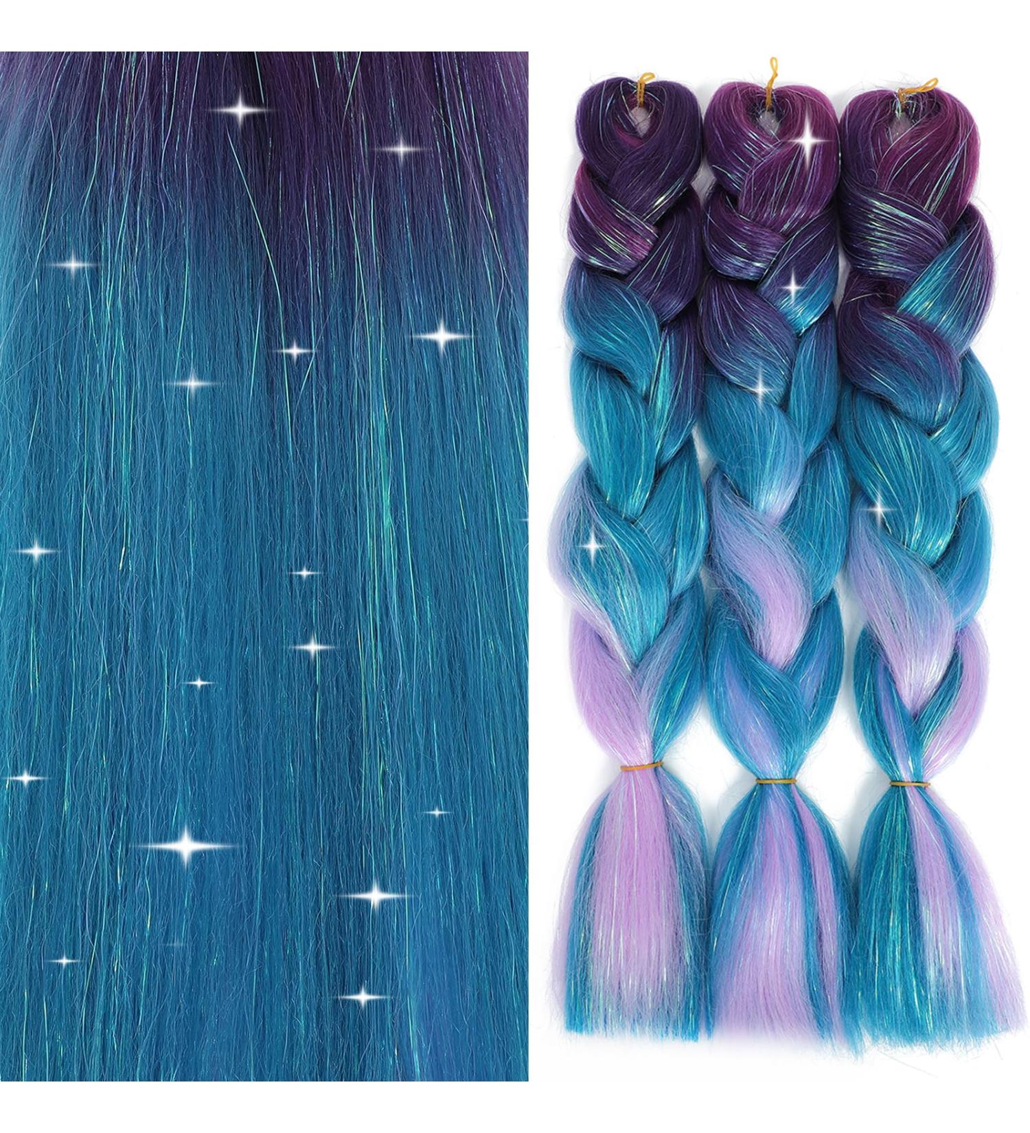 Ombre Braiding Hair Extensions - High Temp Synthetic 24 Inch Pack of 3 (C26-LSS) | International Shipping Available - Buy Online on GoSupps.com