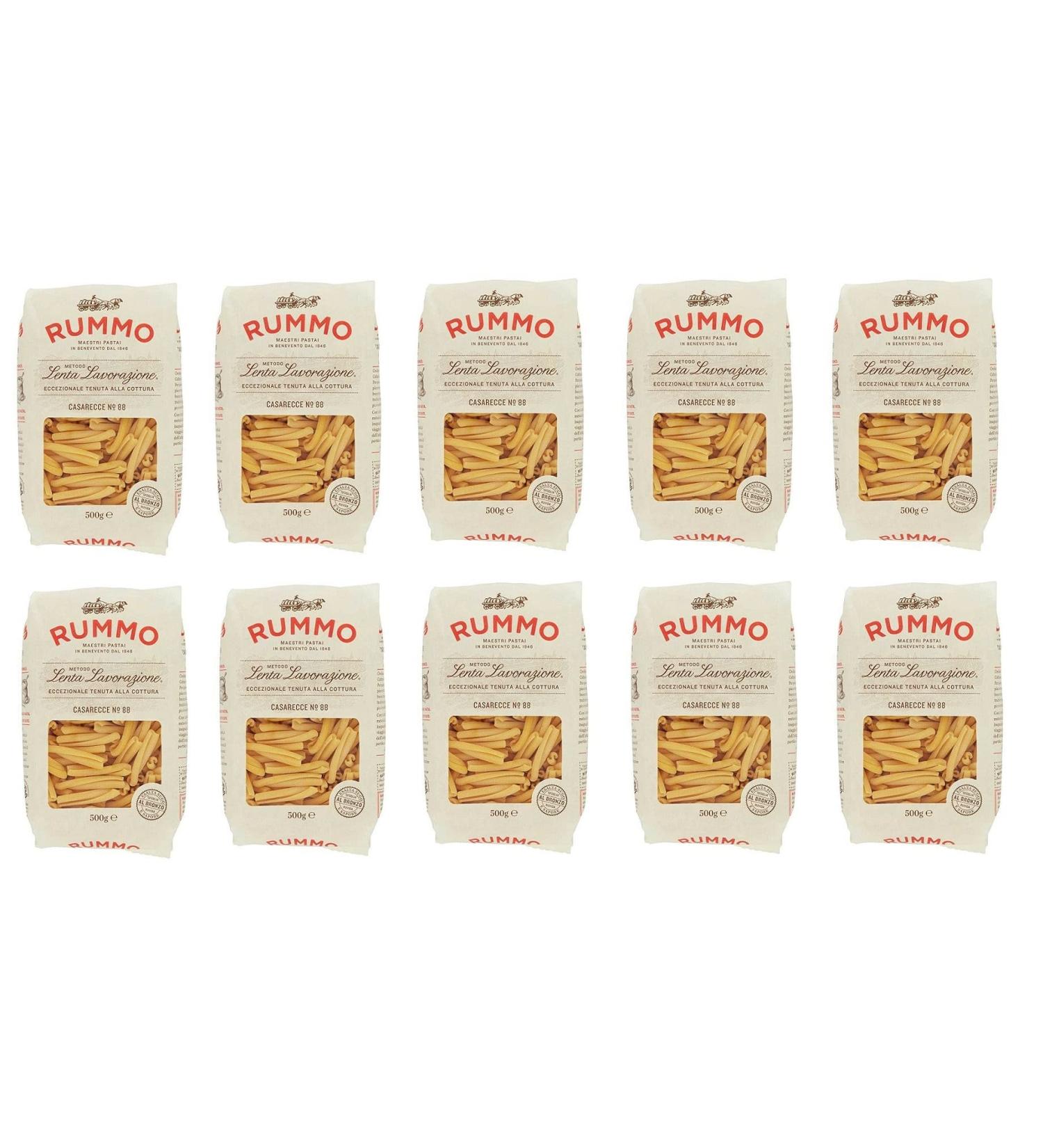 Rummo Casarecce N 88 Pasta Lenta Lavorazione pasta from durum wheat grits bronze drawing 500 g - Buy Online on GoSupps.com