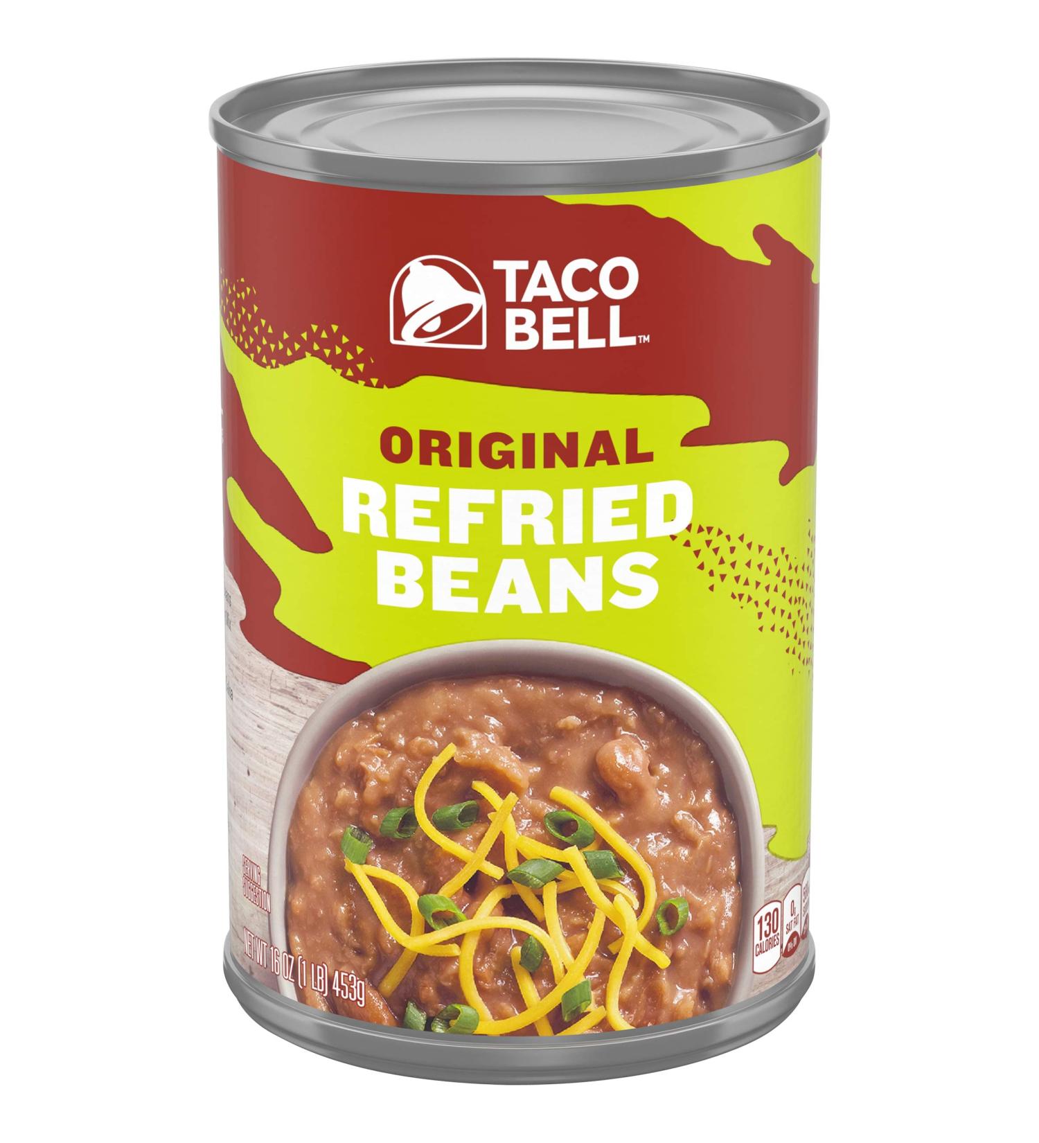 Taco Bell Fat Free Refried Beans - 16oz Can | Buy Online - Buy Online on GoSupps.com