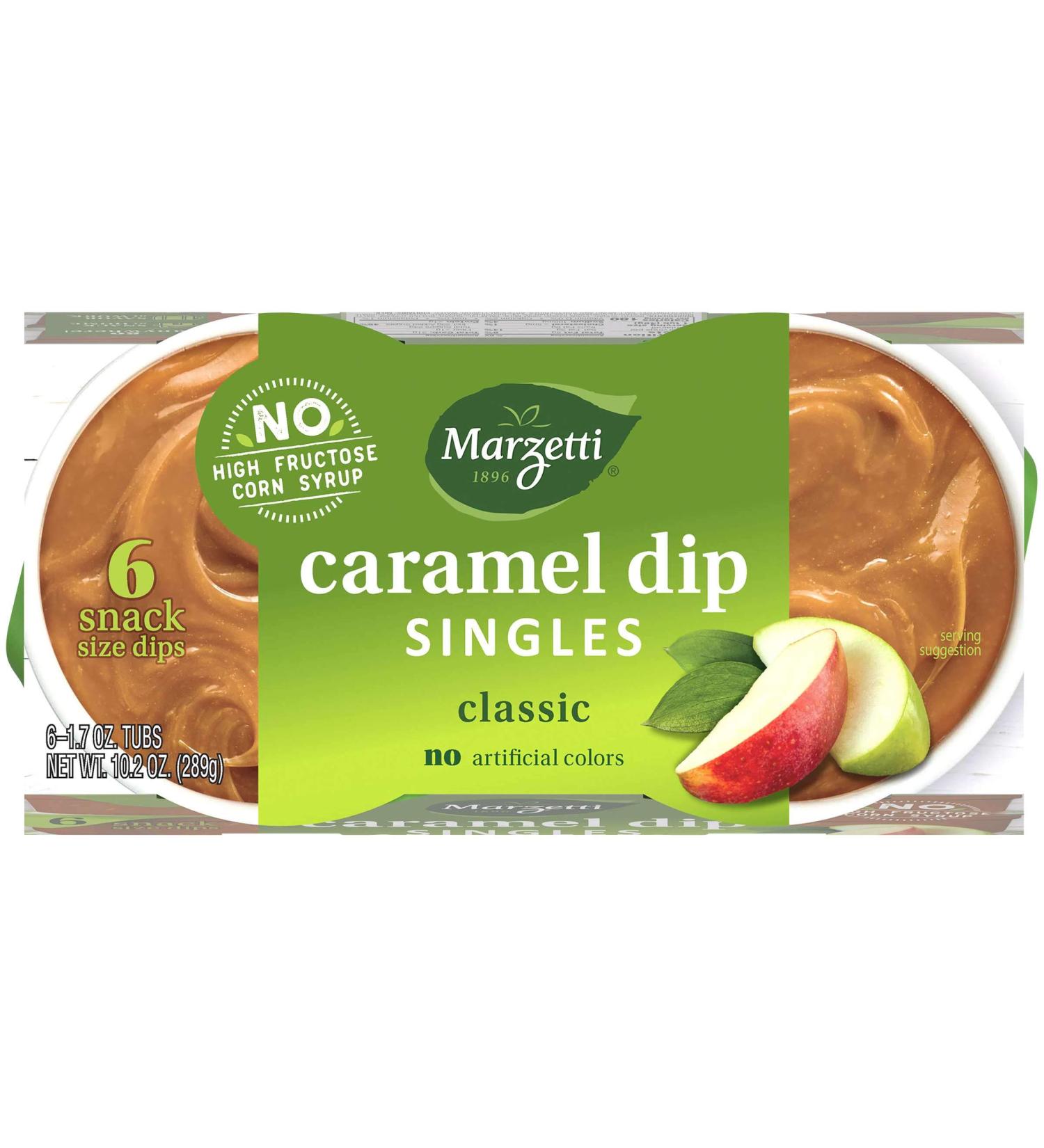 Marzetti Classic Caramel Dip Singles 12 Pack 20.4 oz - Perfect for Snacking On The Go - Buy Online on GoSupps.com