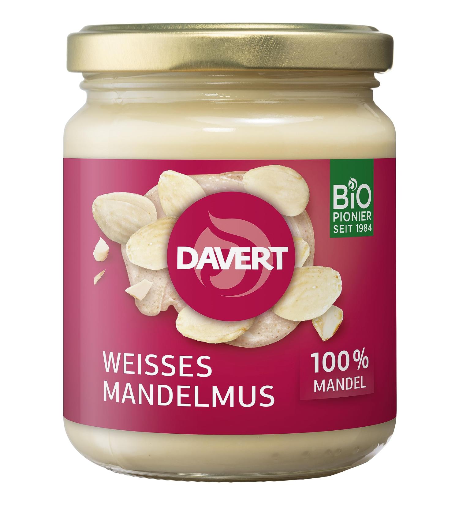 DAVERT Organic White Almond Spread 250g (Pack of 3)