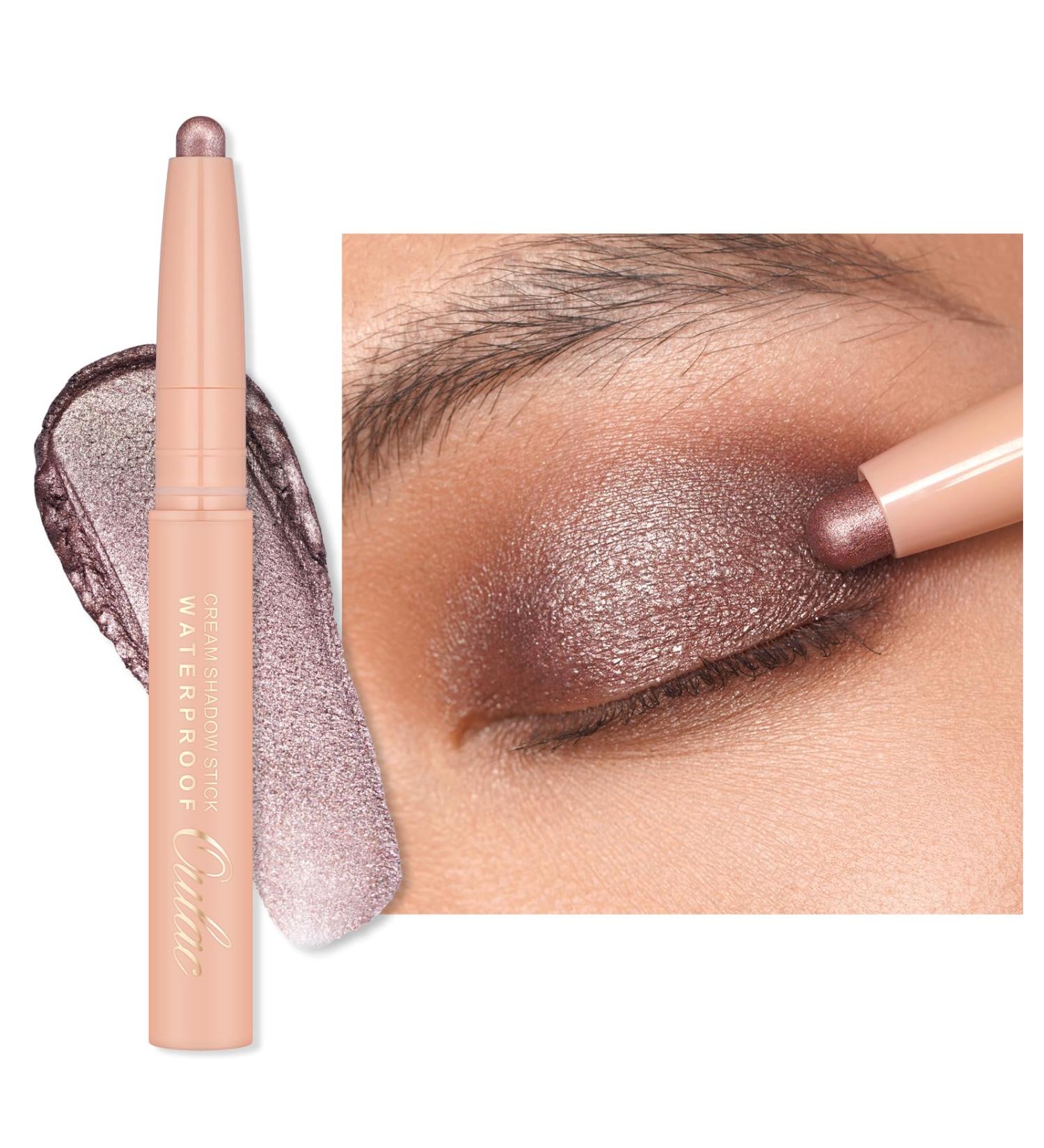 Oulac Fard a Paupiere en Stick Taupe | Crayon paupi res Pivotant 12 Heures de Longue Dur e | Haut Pigment Super tanche | Finition M tallique | Vegan | 3.8g (17) Hollywood Dream 17 Hollywood Dream - Buy Online on GoSupps.com