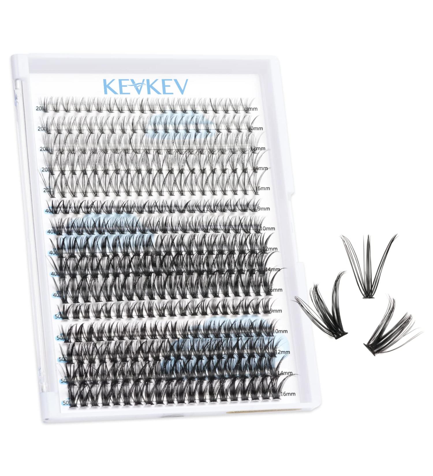 300 Pcs Cluster Lash Kit 20D+40D+50D - DIY Lash Extensions for Natural Volume Look - Easy to Apply Thin Band - C-Mix 9-16mm - Buy Online on GoSupps.com