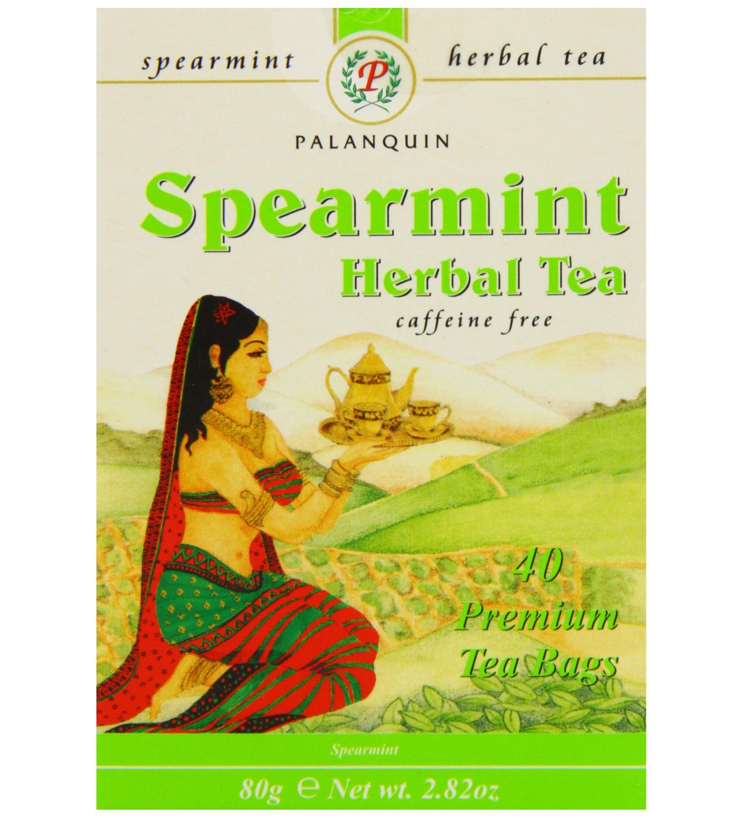 Palanquin's Spearmint Herbal Tea 40 Tea Bags