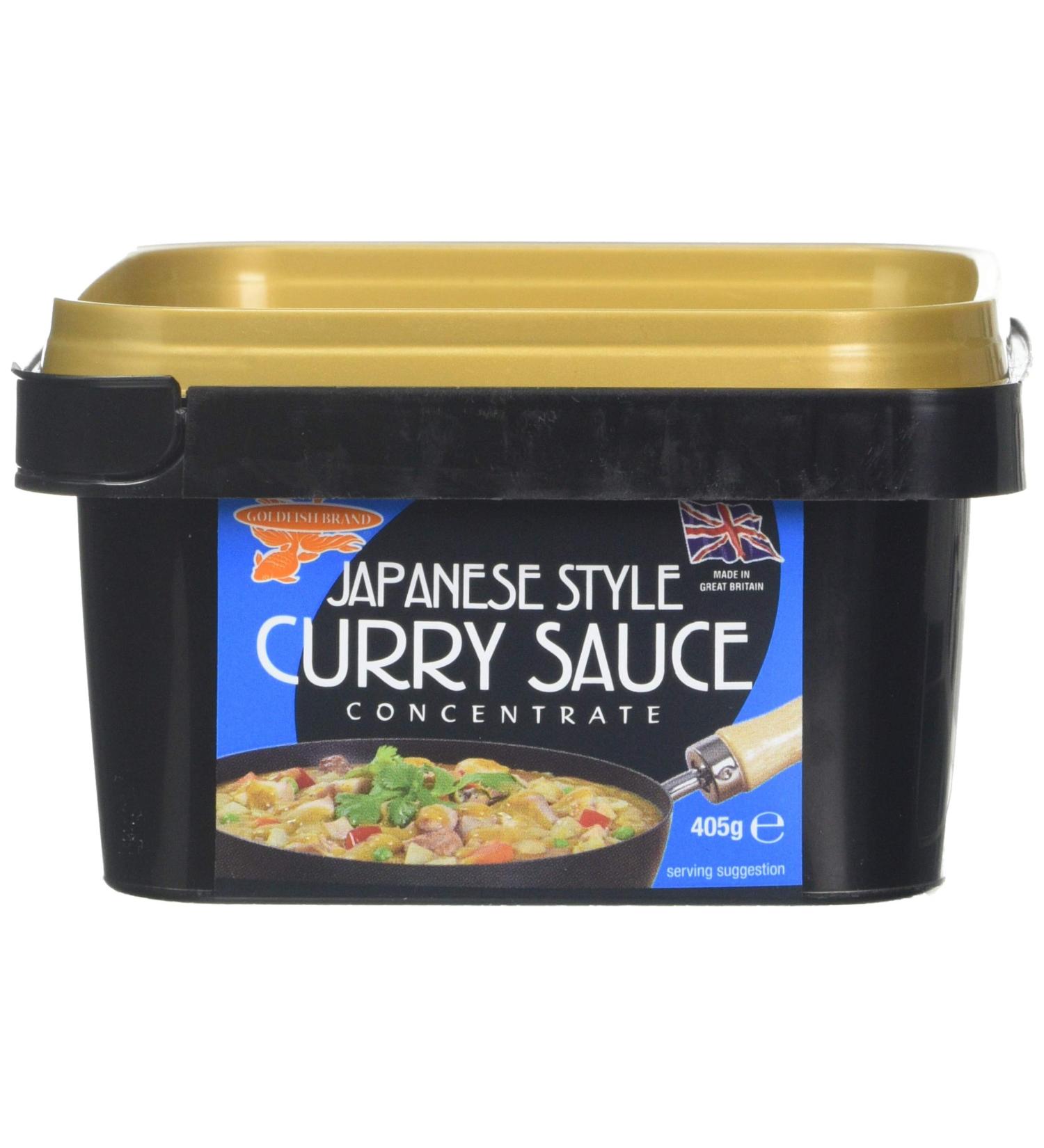 Goldfish Japanese Curry Sauce Concentrate 405g - Authentic Flavor, Easy to Prepare - Buy Online on GoSupps.com
