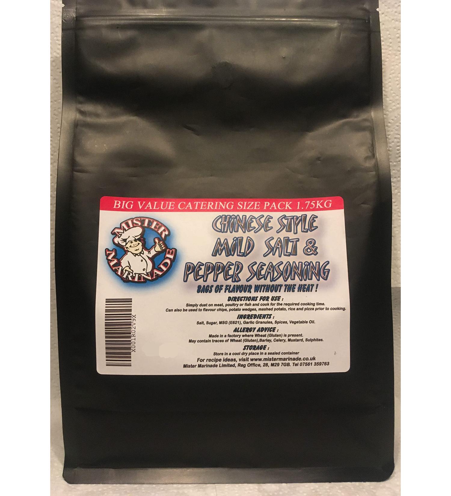 Mister Marinade Chinese Style Salt & Pepper Seasoning - 1.75kg Mild Flavor - Buy Online on GoSupps.com