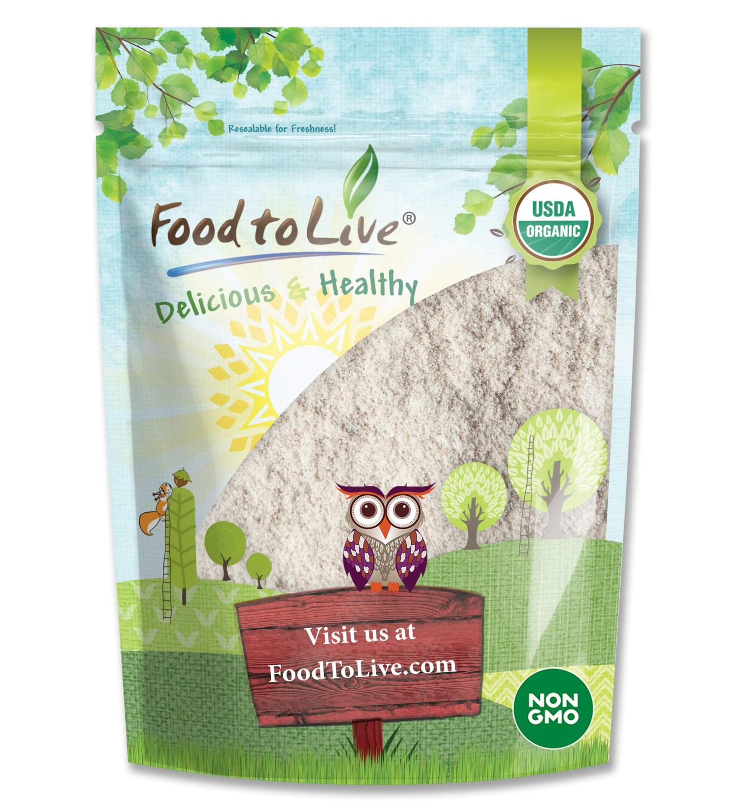 Organic Brown Rice Flour 1.5 lbs - Non-GMO, Finely Ground & Untreated - Vegan & Kosher - High Protein, Sodium Free - Buy Online on GoSupps.com