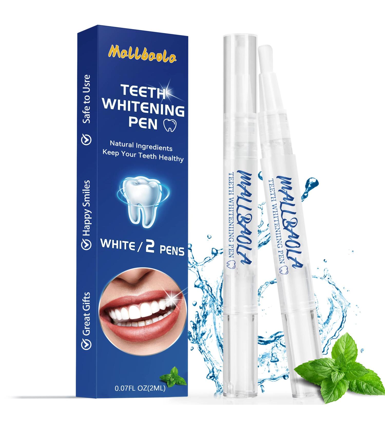 Teeth Whitening Pen Set - Fast & Effective Tooth Whitening Gel for Bright White Teeth, Removes Years of Stains, No Sensitivity - Oral Care Solution - Buy Online on GoSupps.com