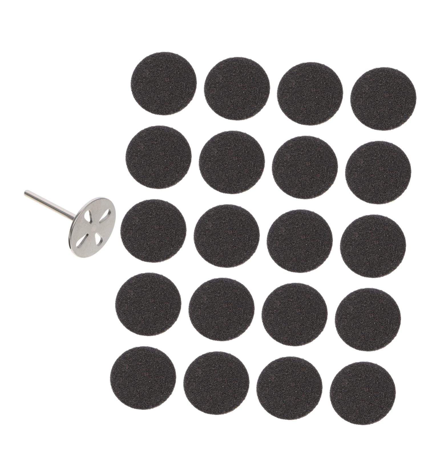 Beavorty 4 Sets Nail Polishing Sheets Manicure disc bit Stainless Steel Disc Sanding Paper Manicure Sandpaper Foot File Sandpaper Disc Nail Forms Grinding feet Nail Drill Stainless Steel - Buy Online on GoSupps.com