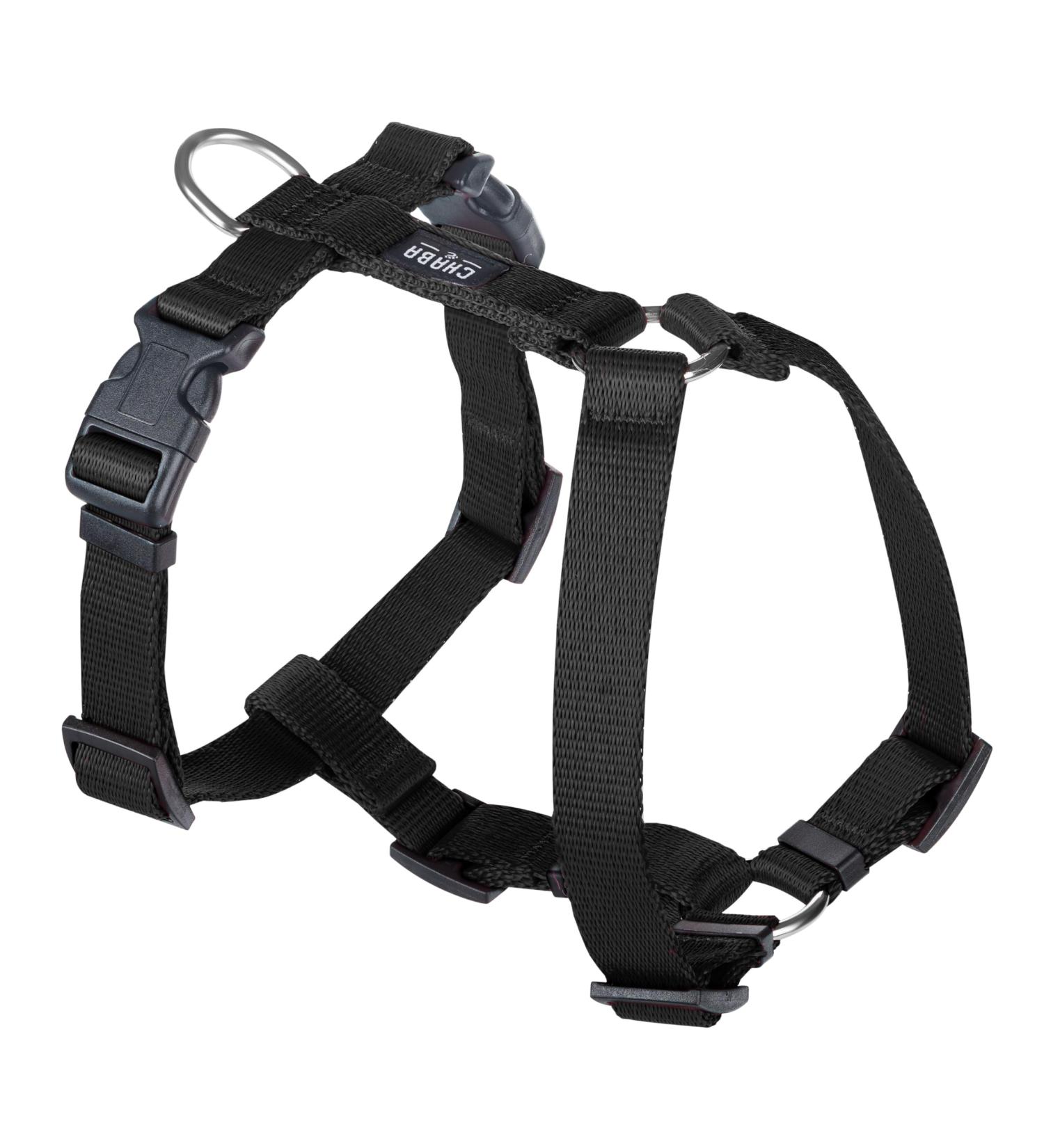 Chaba Guard Dog Harness for Medium-Sized Dogs - Anti-Pull & No-Choke Adjustable Step-In Harness - Comfortable & Lightweight Black Design - Buy Online on GoSupps.com