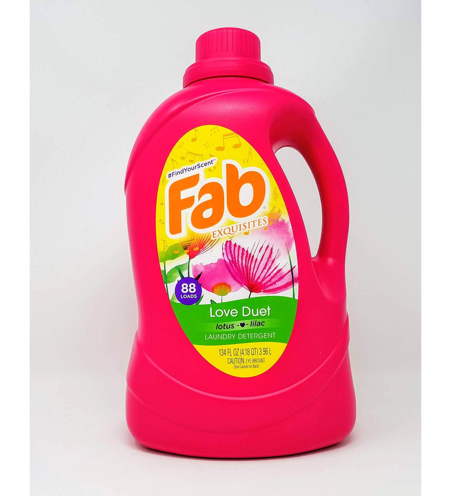 Fab Love Duet Liquid Laundry Detergent (134 oz) - Premium International Shipping - Eco-Friendly Clean - Buy Online on GoSupps.com