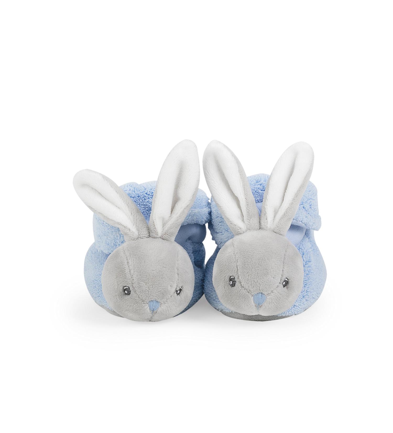 Kaloo Plume Booties Rabbit - Blue | Size 0/3m - Buy Online on GoSupps.com
