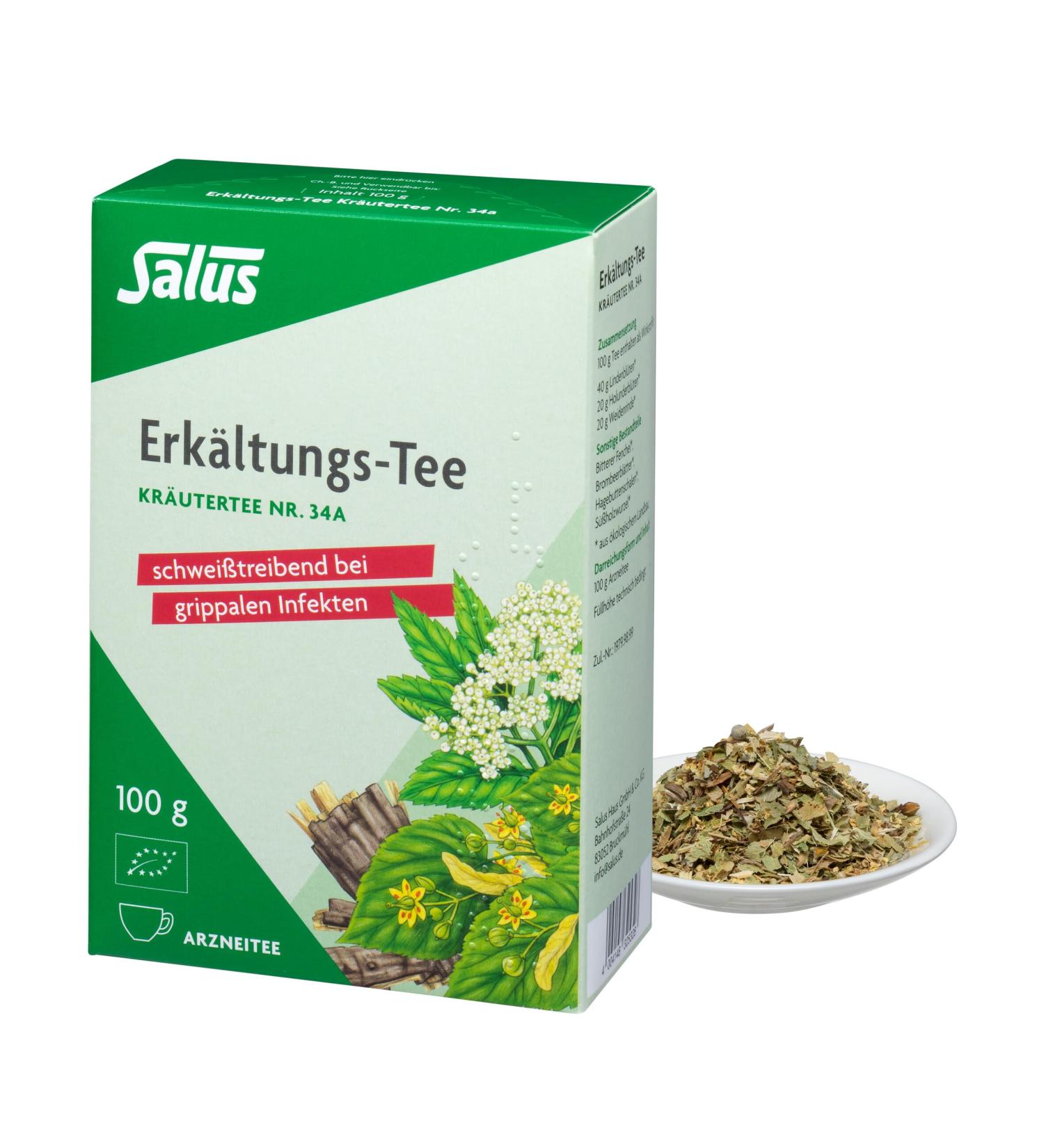  Salus Herbal Tea No. 34a - Loose Leaf Cold Tea 100g - Buy Online on GoSupps.com