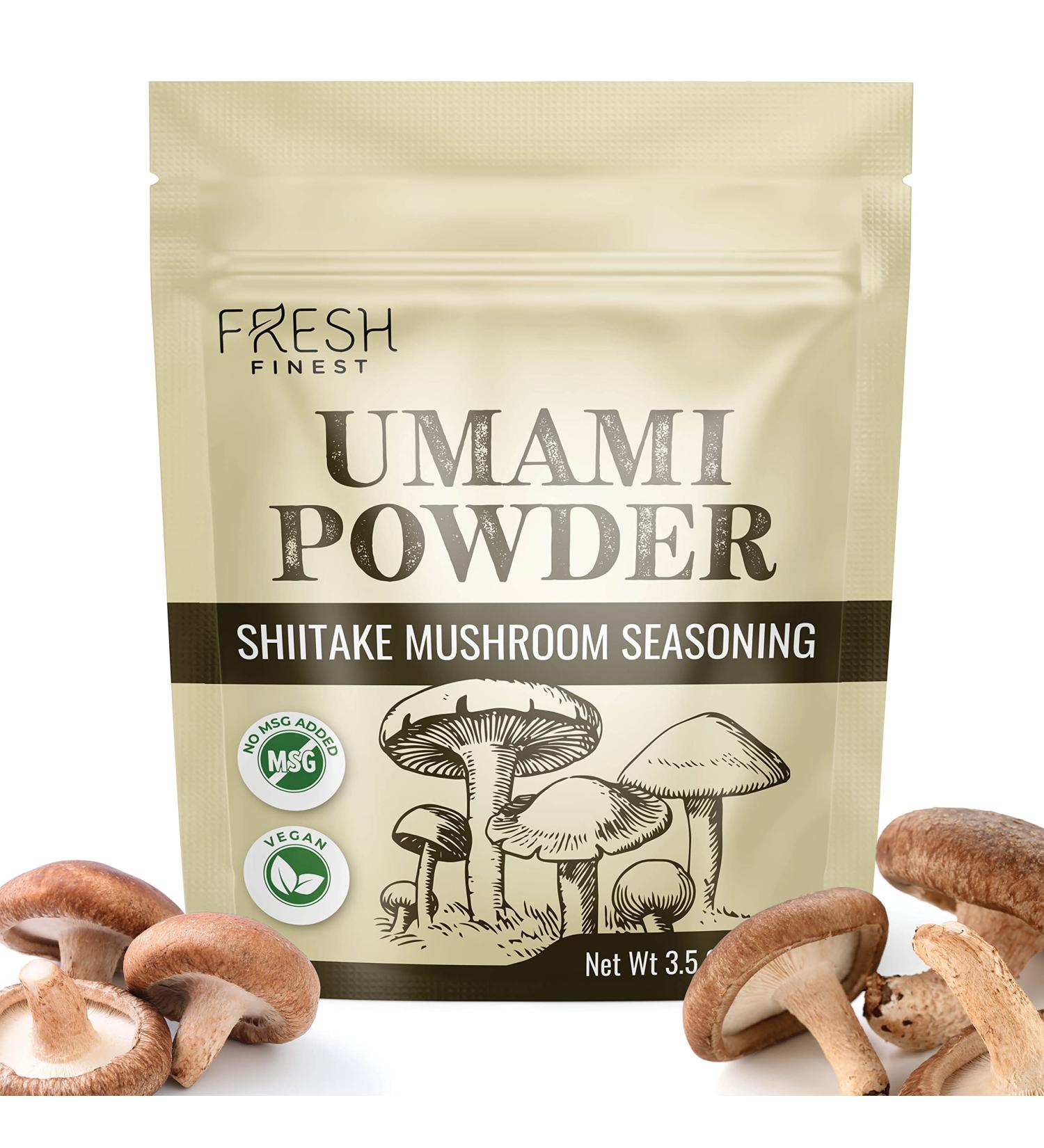 Umami Shiitake Mushroom Seasoning - Perfect for Meat Rubs & Everyday Cooking | Vegan & MSG-Free | 1 PK - Buy Online on GoSupps.com