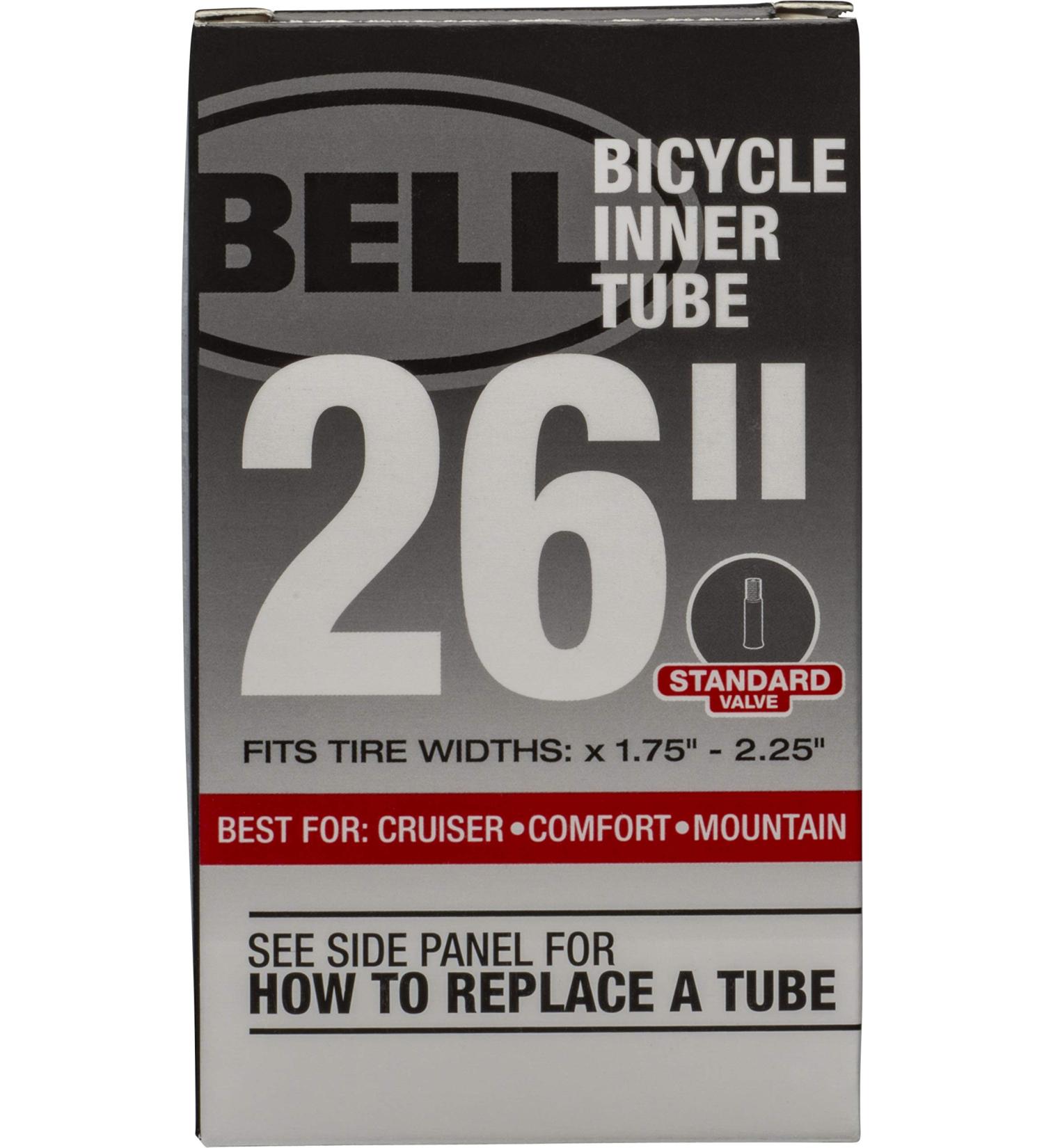Bell Standard & Self-Sealing Bike Tube 26x1.75-2.25 Schrader - Durable and Reliable Option - Buy Online on GoSupps.com