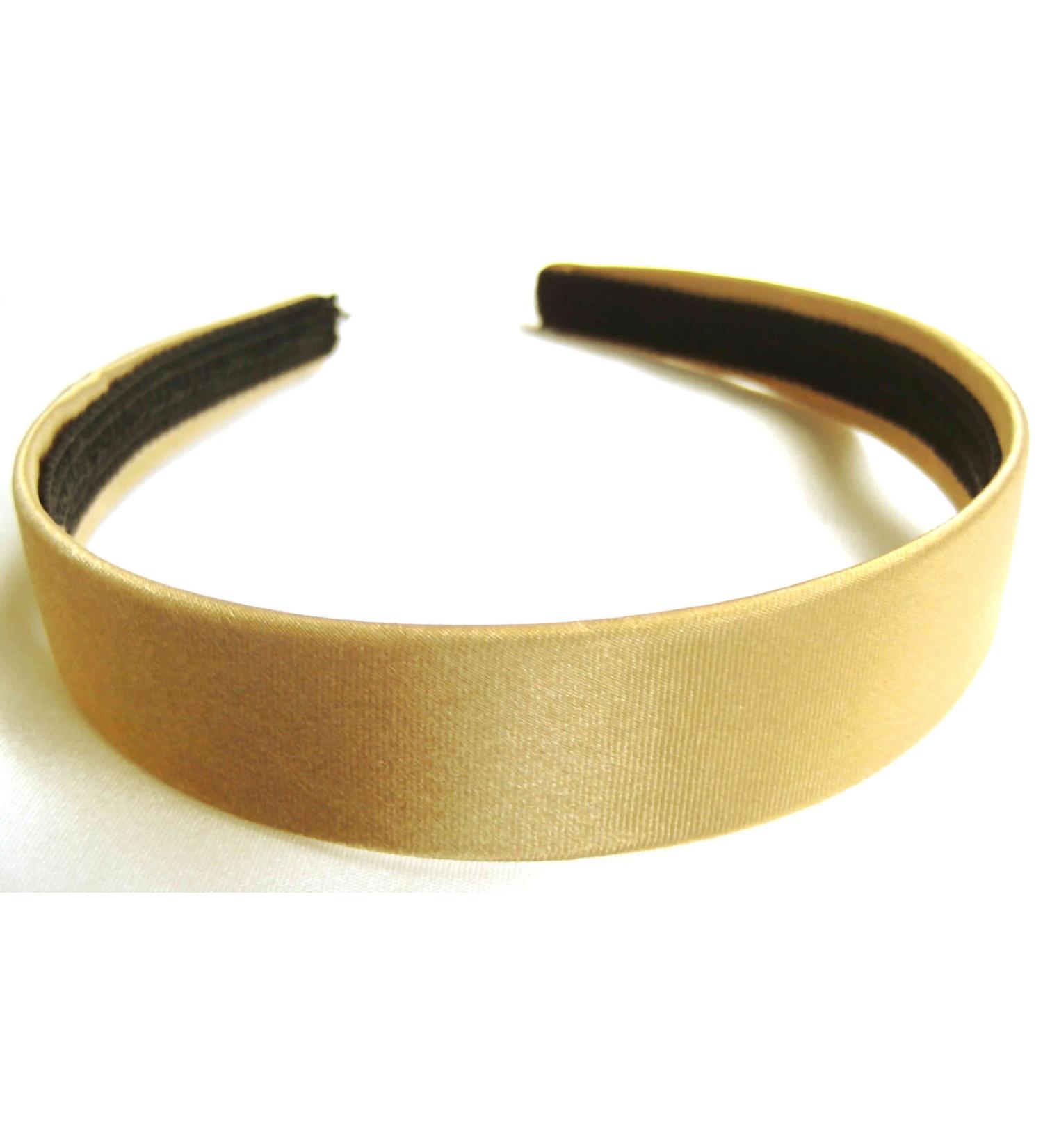 Gold Satin Alice Headband Glitz4Girlz