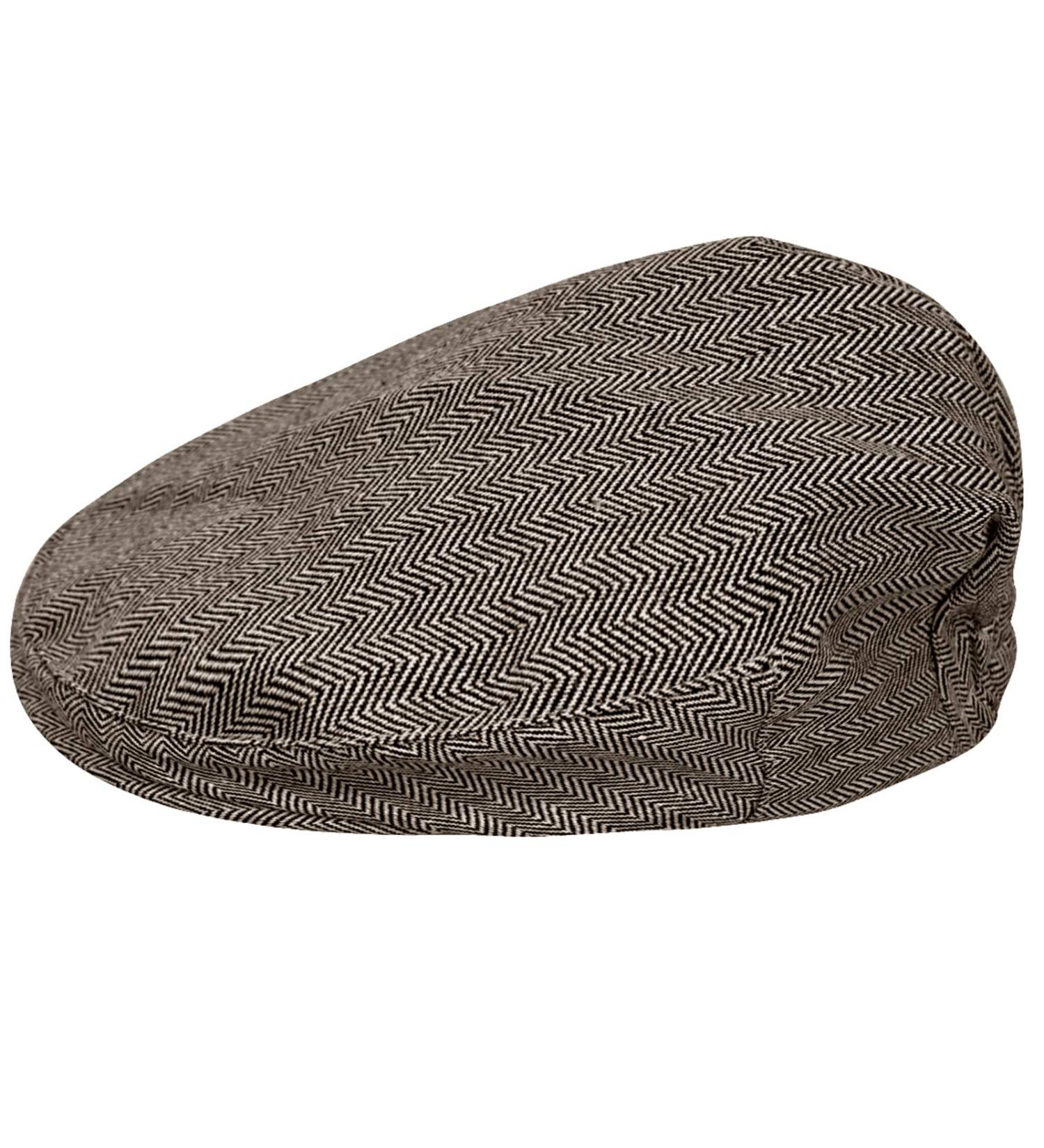 Mint Green Baby Boys Flat Cap | Gentleman Herringbone Tweed Newsboy Hat | 3-6 Months, Brown - Buy Online on GoSupps.com