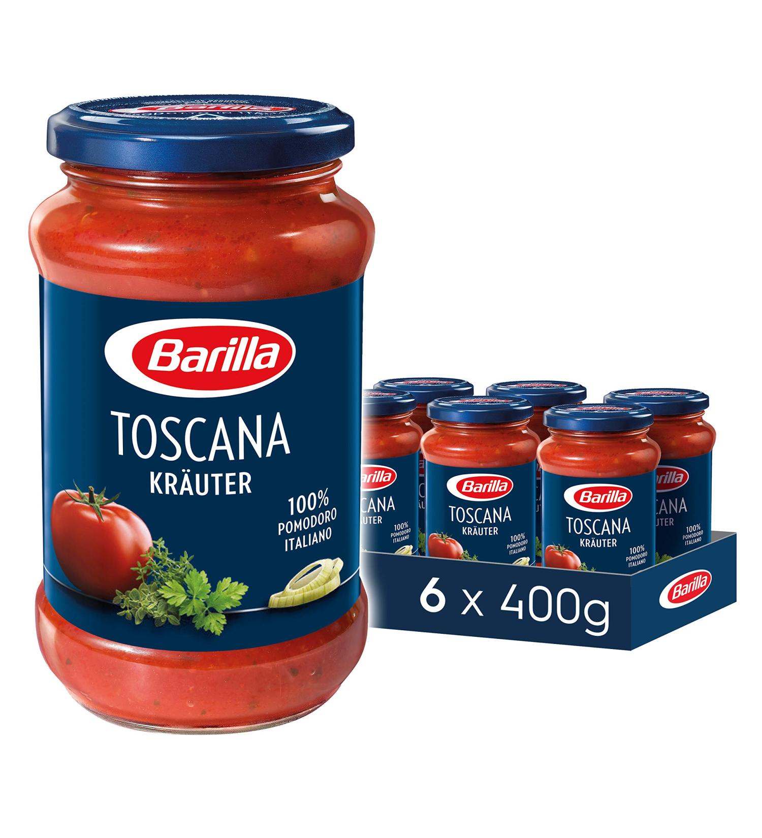 Buy Barilla Toscana Herbs Pasta Sauce 6-Pack | Authentic Italian Sauce (6x400g) - International Shipping Available - Buy Online on GoSupps.com