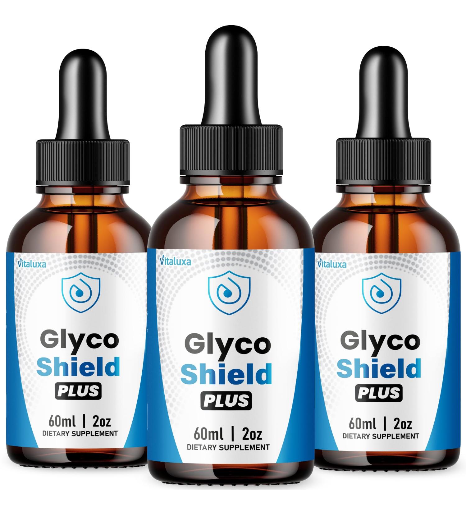 (3 Packs) Glyco Shield Plus Drops Glyco Shield Drops Original Supplement Reviews with Maximum Strength Glycogen Health Formula GlycoShield Advanced New Formula GlycoShield Wellness Vitamin (6oz) - Buy Online on GoSupps.com
