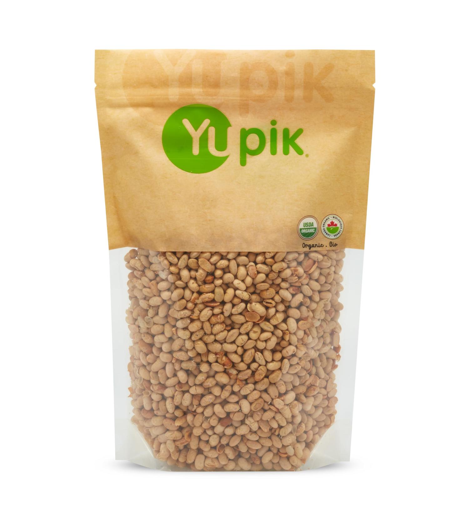 Yupik Organic SOYA Nuts (Dry Roasted Unsalted) 1kg 6 Count 6 kg