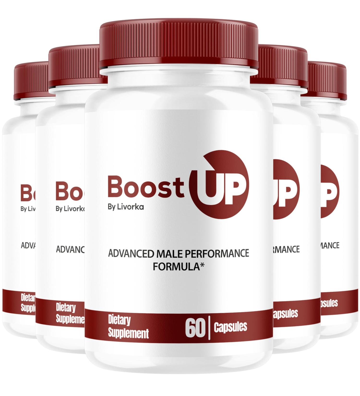 LIVORKA Boost Up Advanced Formula Supplement for Men - 300 Capsules - Pack of 5 - Buy Online on GoSupps.com