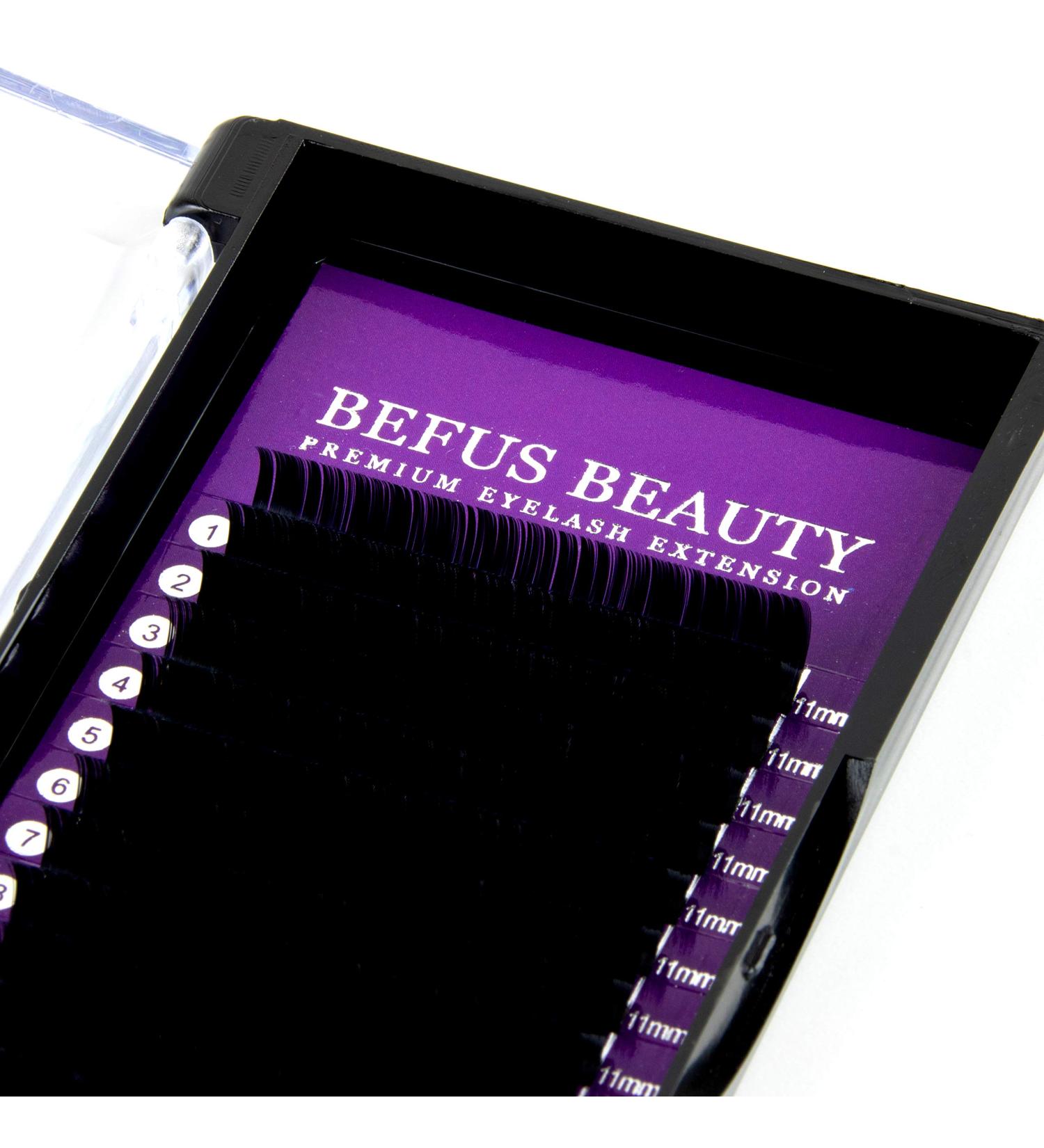 Flat Ellipse Silk Lashes C 0.15 Silk Eyelashes Eyelash Extension Mink Eyelashes (Mix 7-15mm)