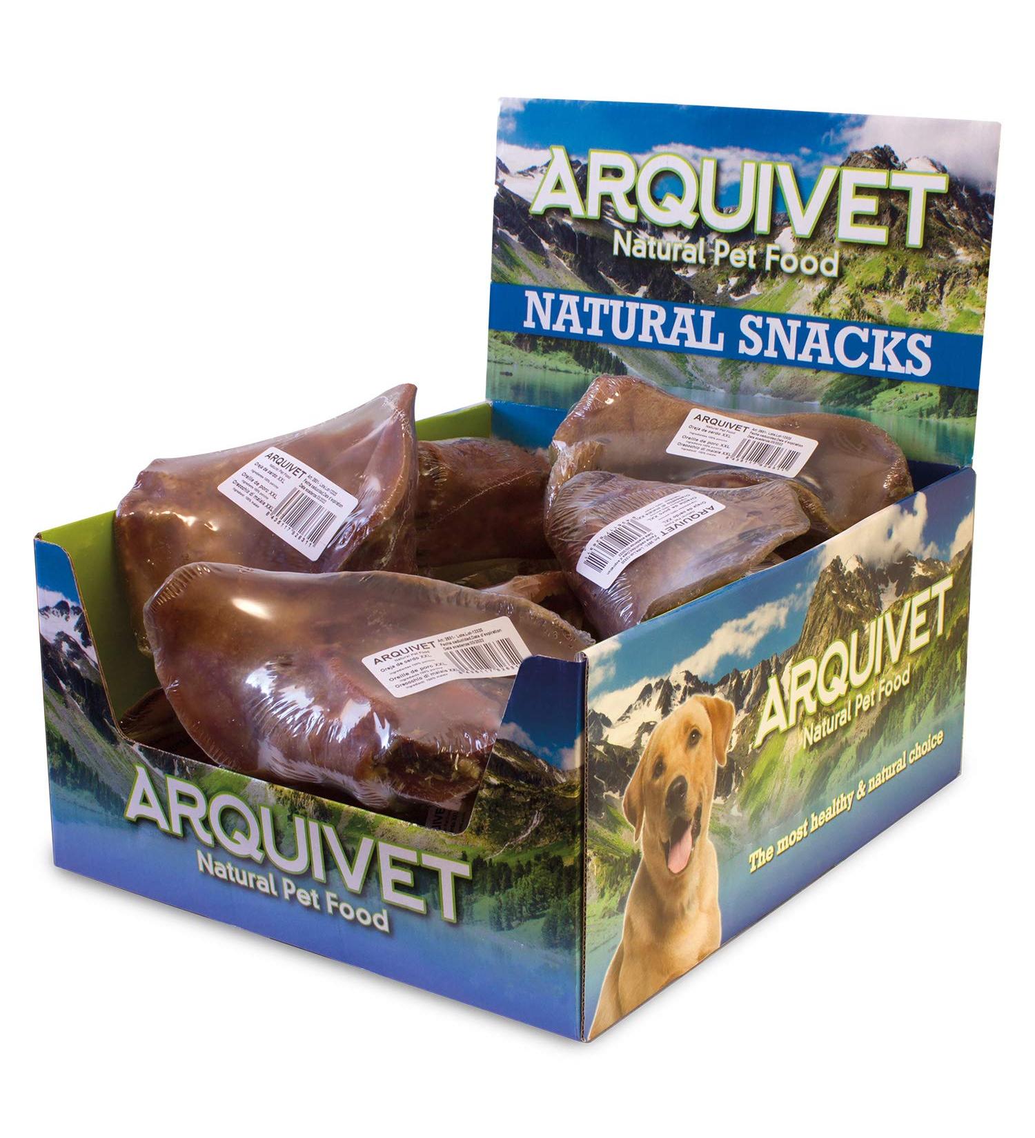 Arquivet Pig Ear XXL (Full 10 units retracted) 1300 g - Buy Online on GoSupps.com