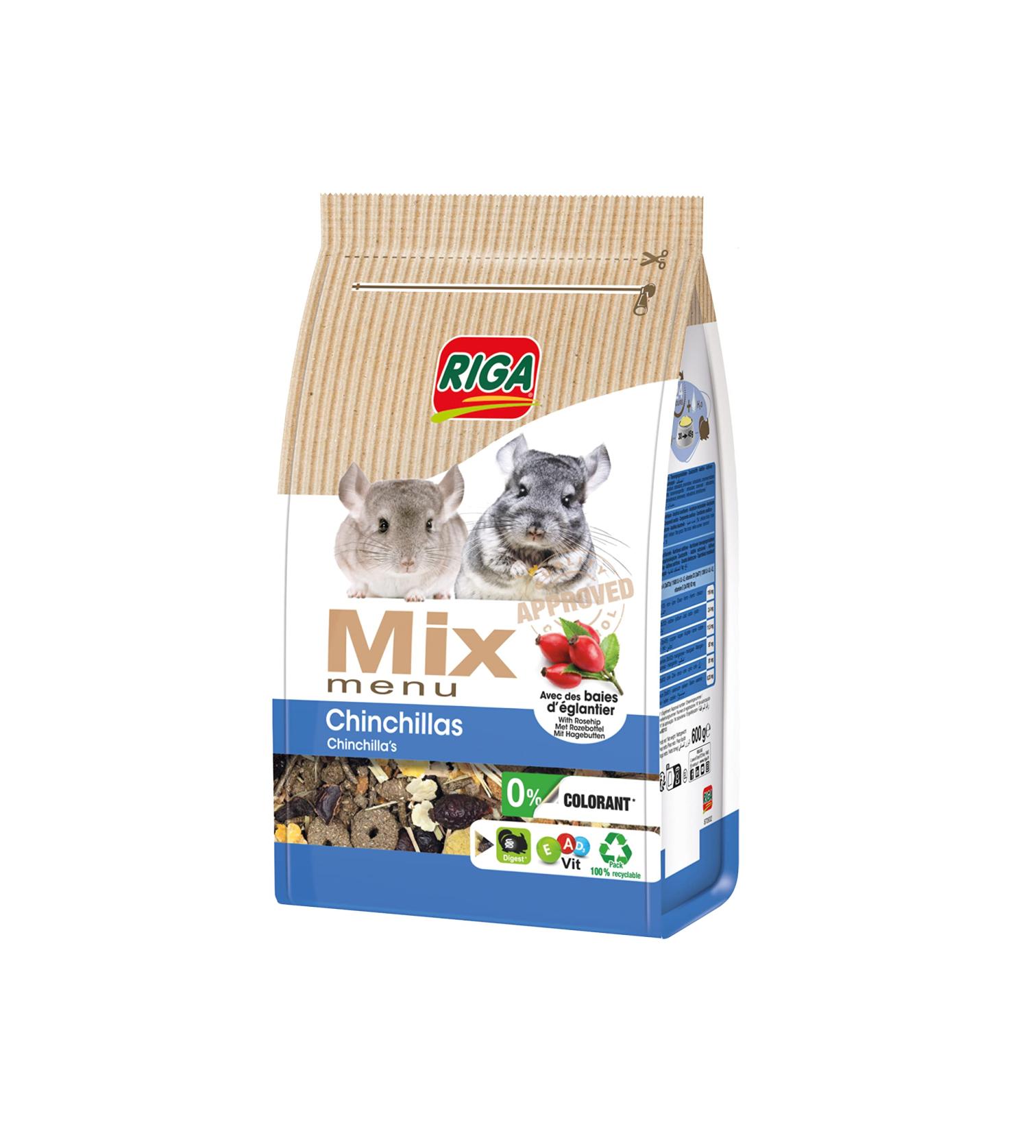 RIGA MIX Menu Chinchillas 600G