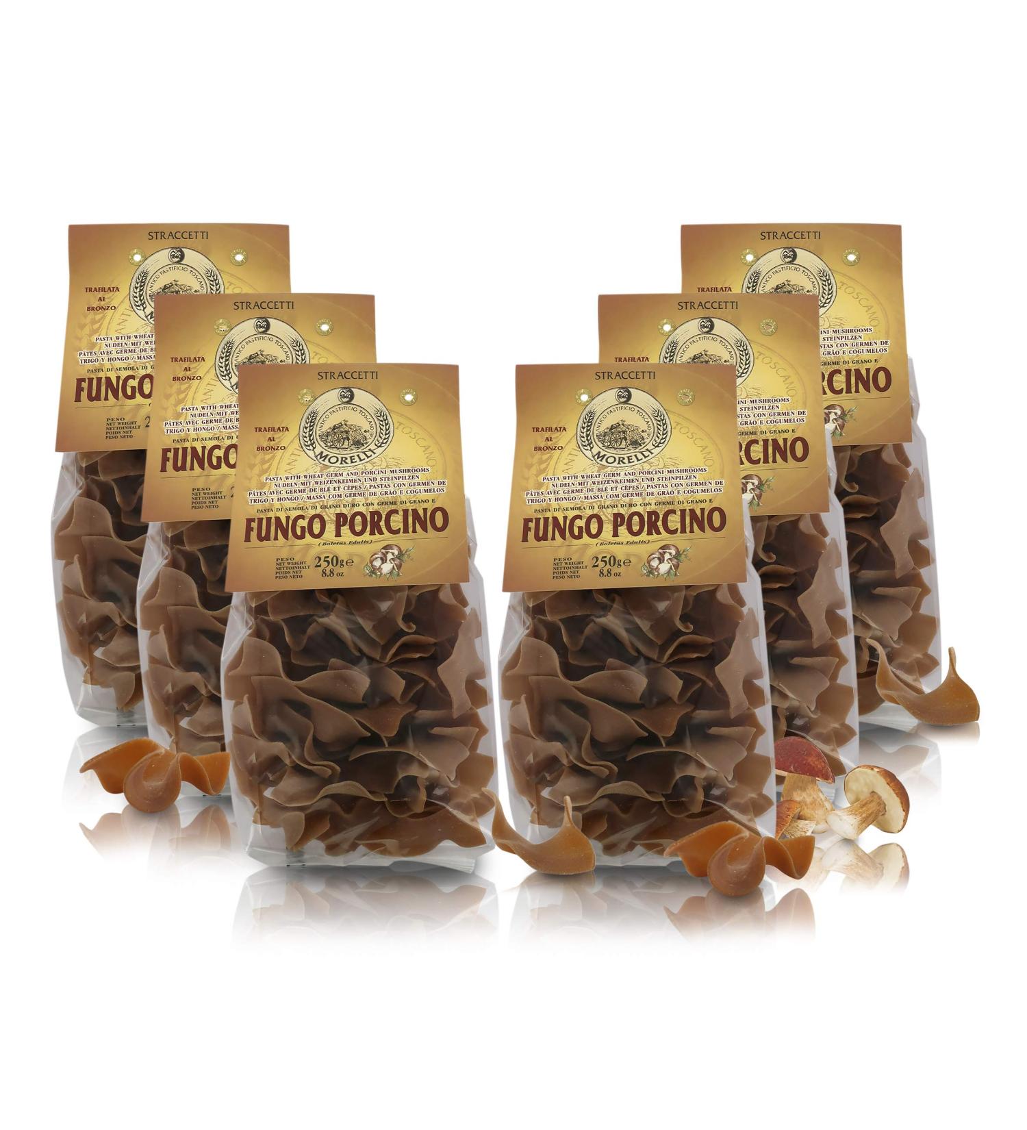 Antico Pastificio Morelli 1860 Srl Fungo Pig Flavored Paste 6 Packs of 250 g - Buy Online on GoSupps.com