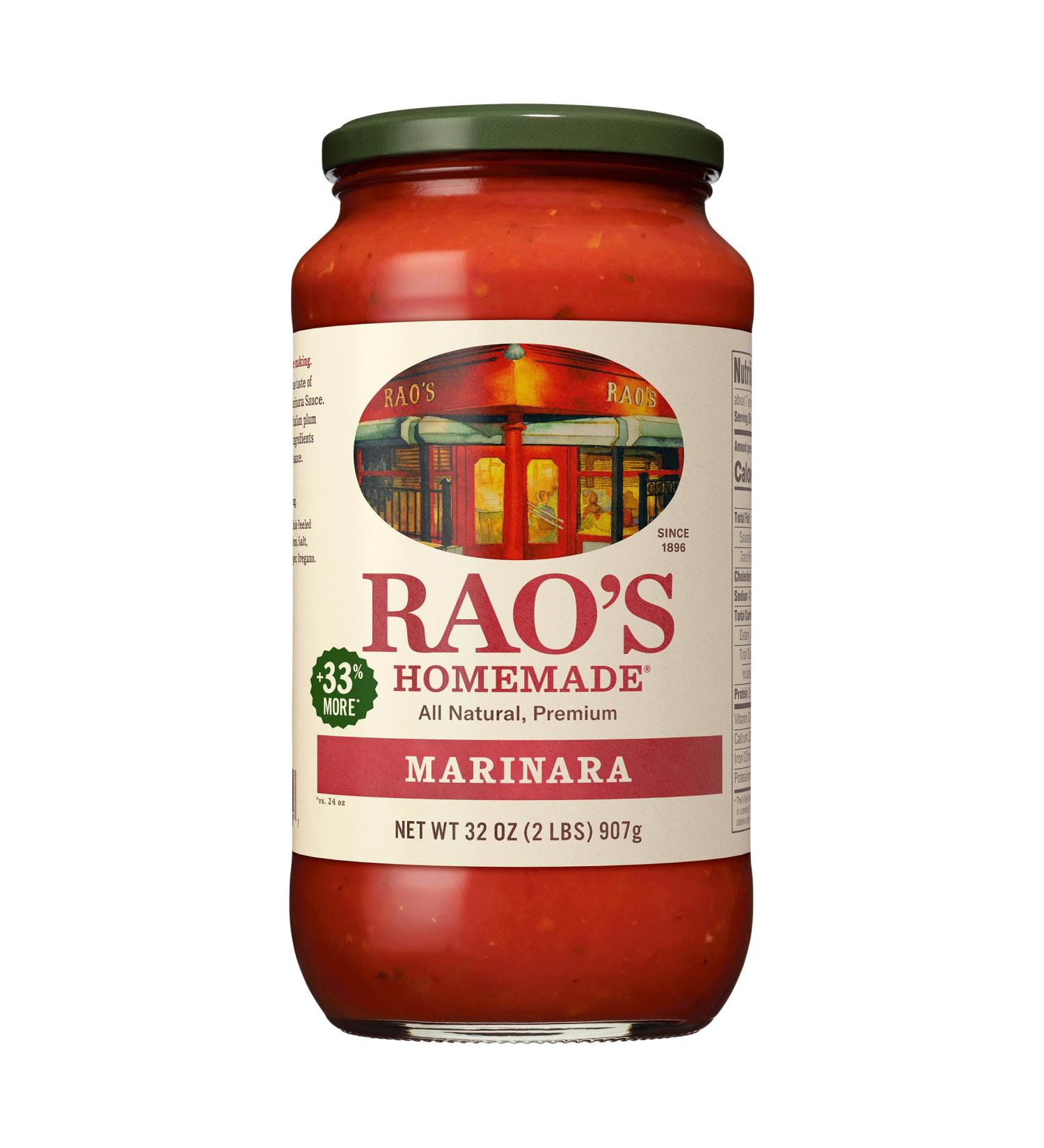 Rao's Specialty Food Marinara Pasta Sauce - 32 oz by Raos Specialty Food - Buy Online on GoSupps.com