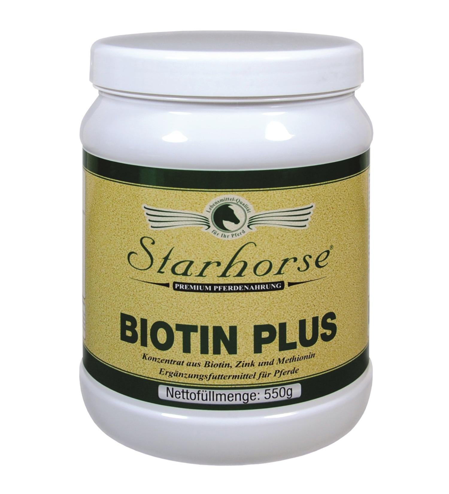 Starhorse Biotin & Zinc for Horses - 550g Can for Healthy Hoof & Coat - Premium Equine Supplement - Buy Online on GoSupps.com