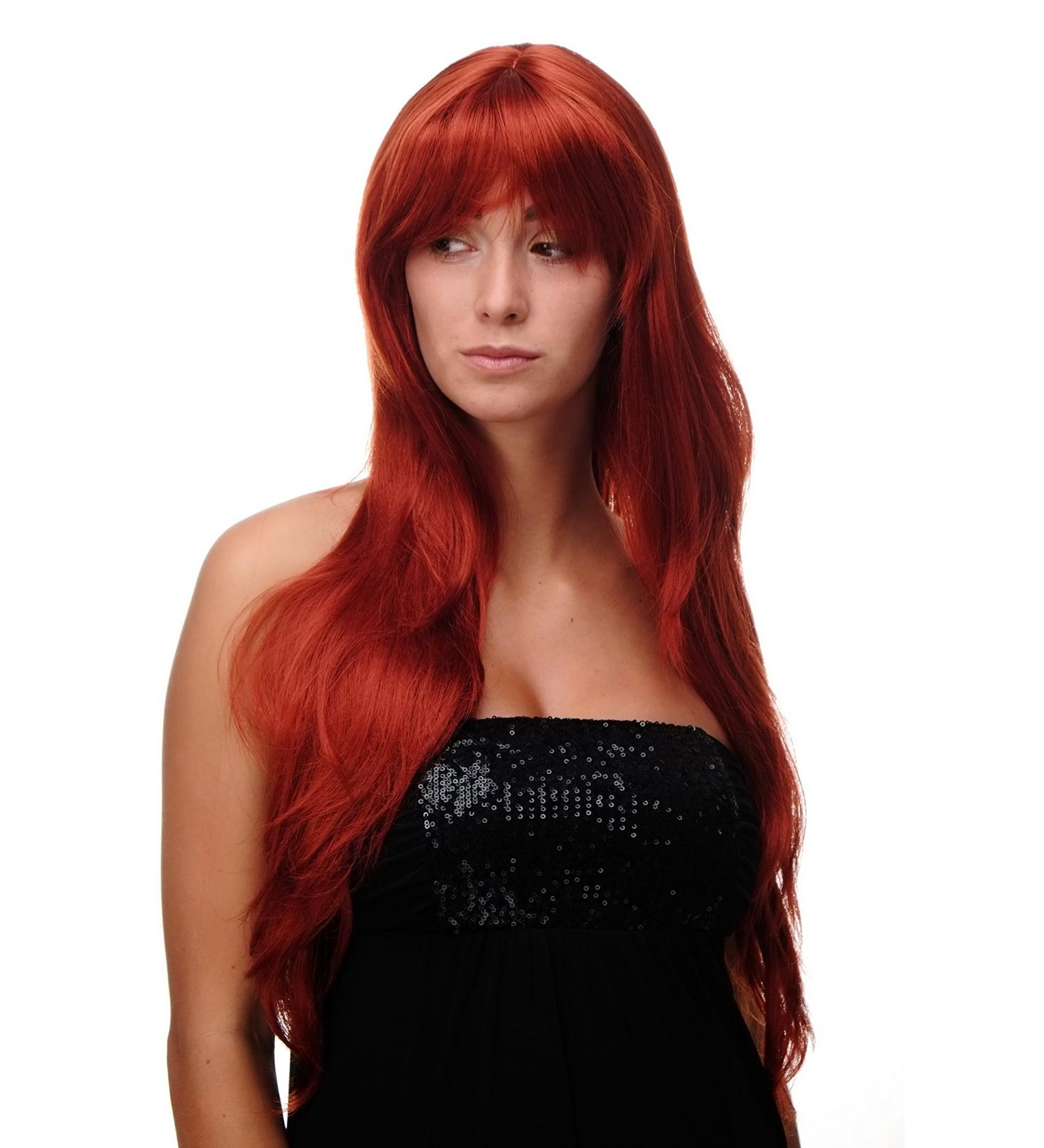 WIG ME UP Red Dark Copper Long Straight Wig - 70cm Sexy Hair | Buy Online Now! - Buy Online on GoSupps.com