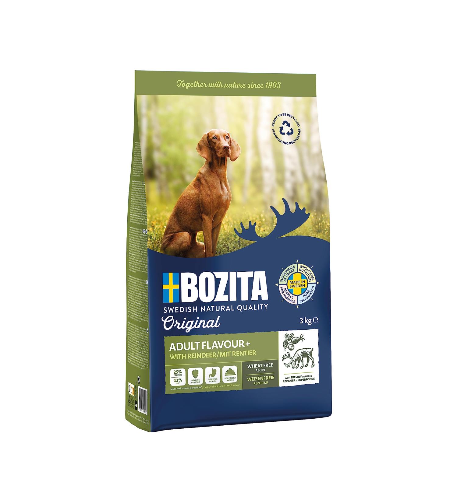 Bozita Dog Original Adult Flavor Plus 3 kg - Buy Online on GoSupps.com