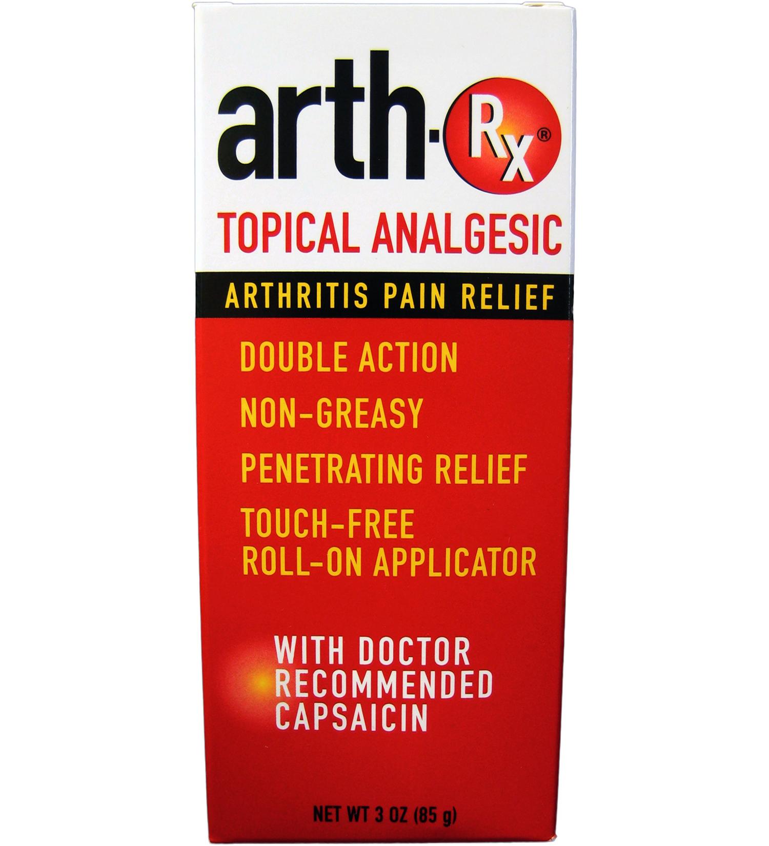 Arth-Rx 3 oz Topical Analgesic for Arthritis Pain Relief - Buy Online on GoSupps.com