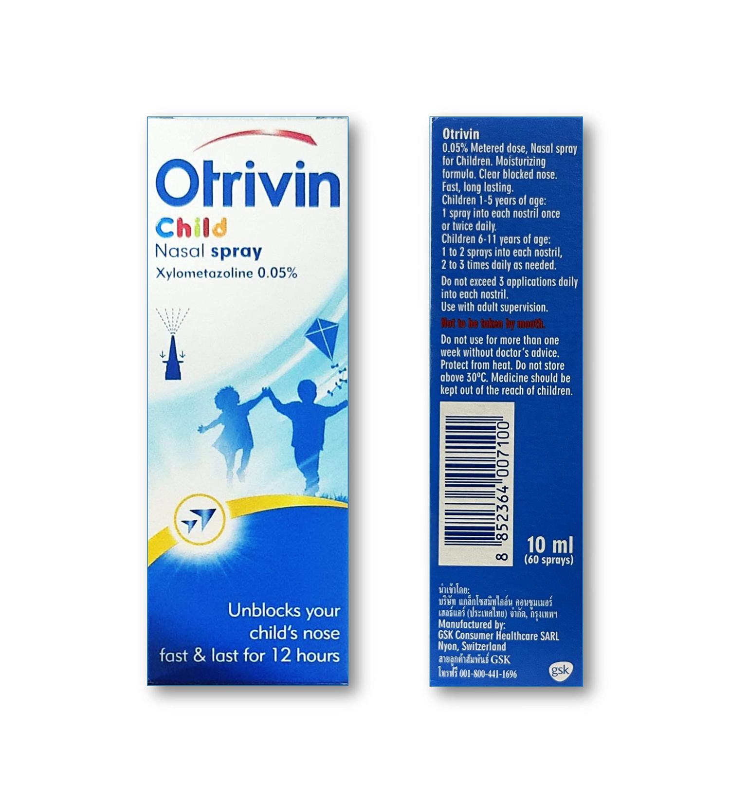 Buy Pediatric Nasal Spray 0.05% - 60 Metered Doses Fast Relief for Infants & Kids Under 6 - Unblocks Nose for 12 Hours - Buy Online on GoSupps.com