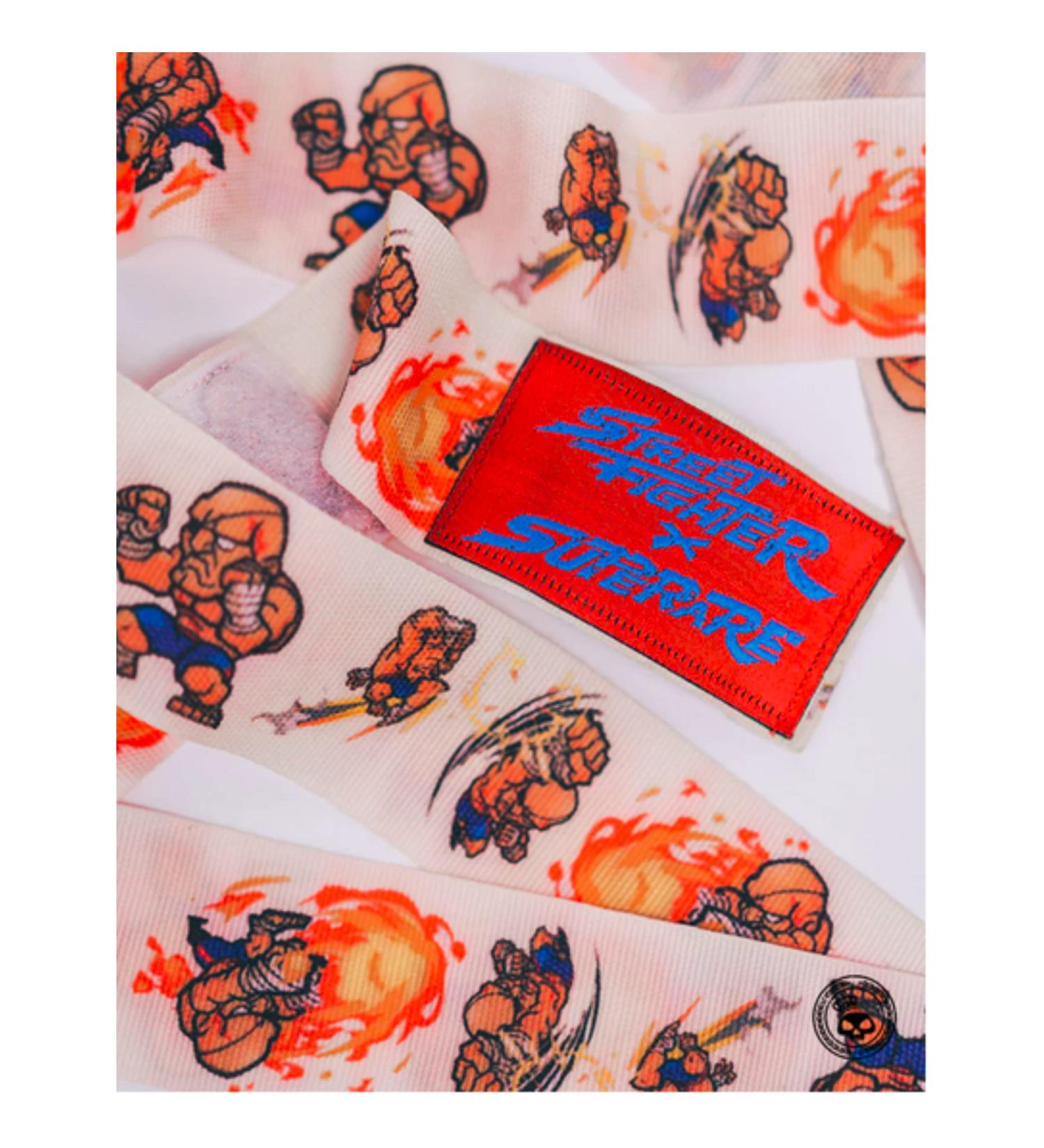 Superare Hand Wraps - Boxing MMA Muay Thai Martial Arts 180 - SUPERARE x Street Fighter Sagat - Buy Online on GoSupps.com