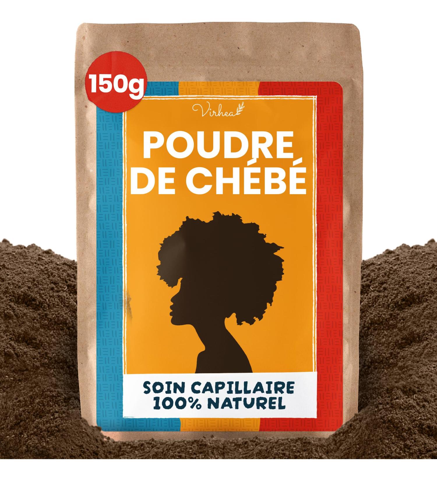 Poudre de Chebe 150g - Chebe Pour Cheveux - Soin Capillaire Traditionnel pour la Pousse et le Renforcement des Cheveux Chebe du Tchad - Buy Online on GoSupps.com