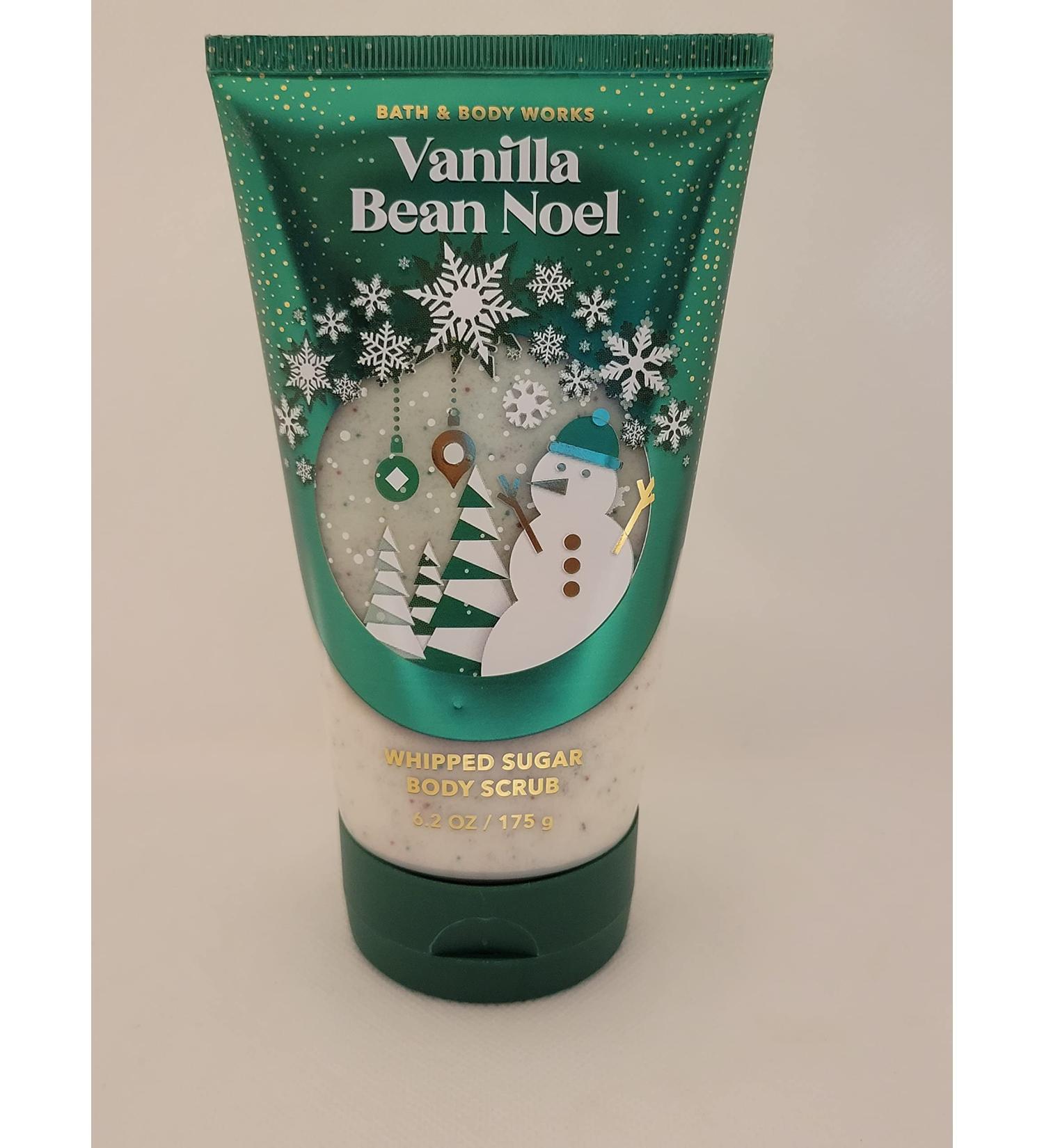 Bath and Body Works Vanilla Bean Noel Whipped Sugar Body Scrub  6.2 Ounce
