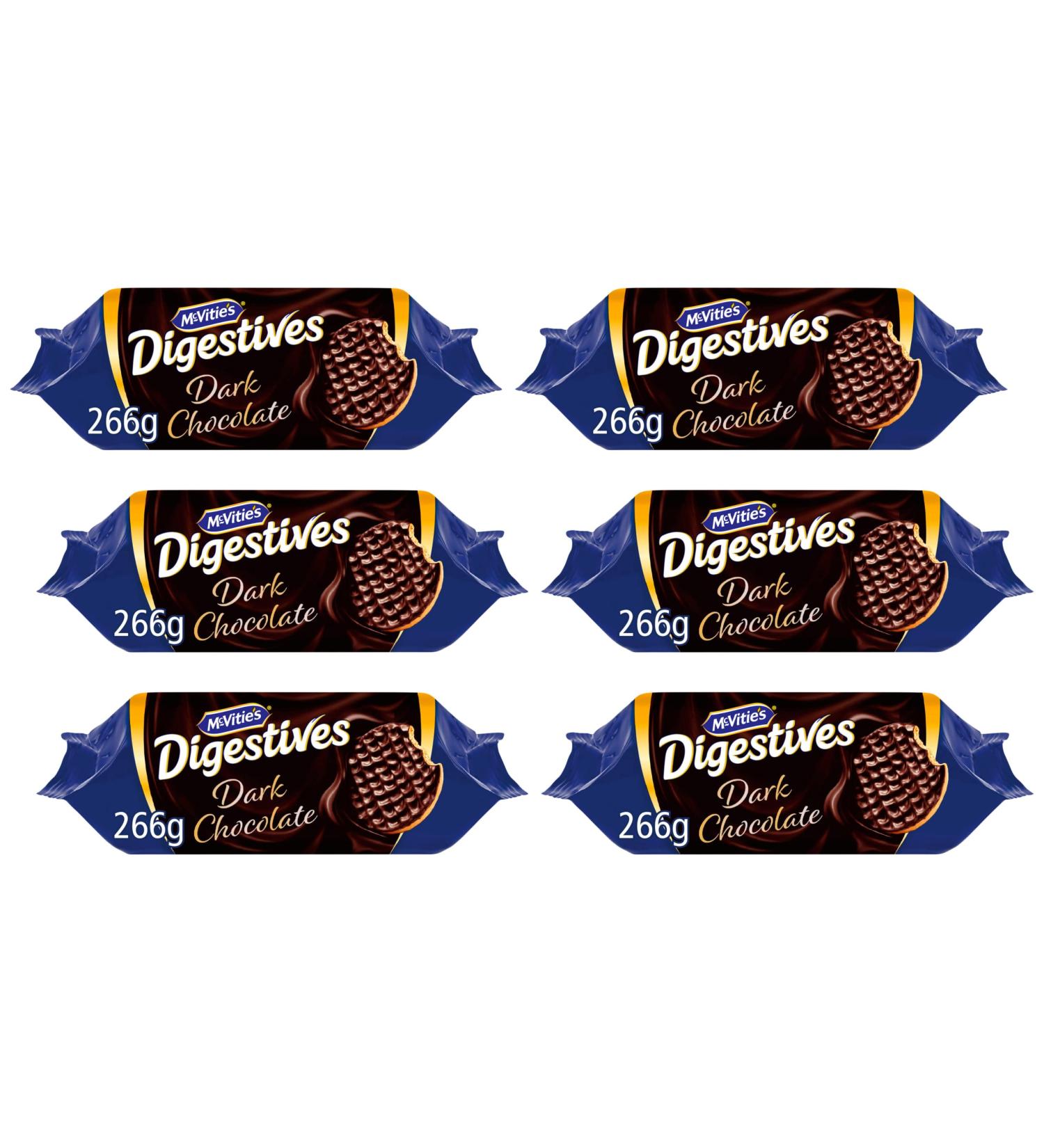 Biscuits Multipacks of McVitie's Dark Chocolate Digestives Biscuits Gift Set | Dark Chocolate Biscuits Digestives | Box of Biscuits | An Ideal Biscuit for a Gift or to Treat Yourself | 266g - Buy Online on GoSupps.com