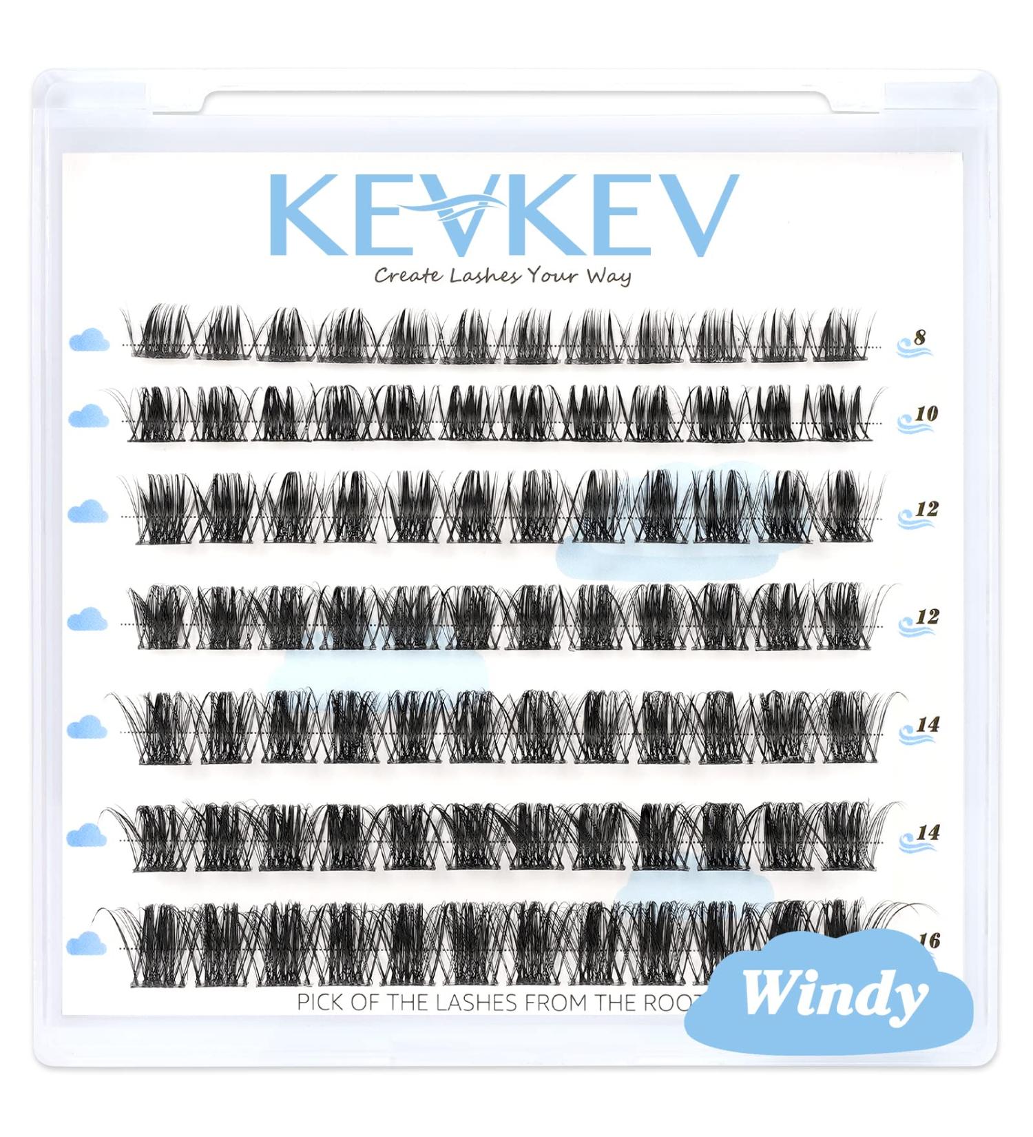 Lash Clusters 84 Pcs - DIY Cluster Eyelash Extensions - Soft and Comfortable - C-Mix (8-16mm) Windy - Buy Online on GoSupps.com