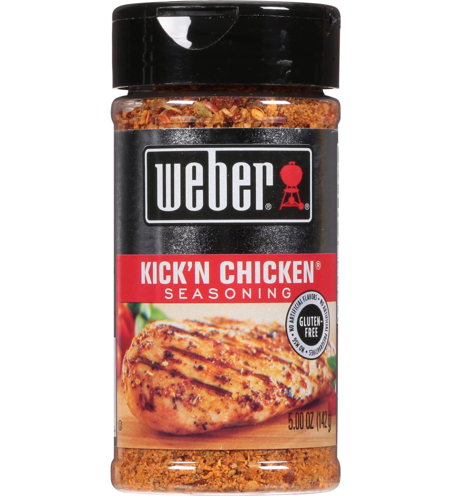 Weber Kick'n Chicken Seasoning 5oz - Premium Poultry Seasoning - Buy Online on GoSupps.com